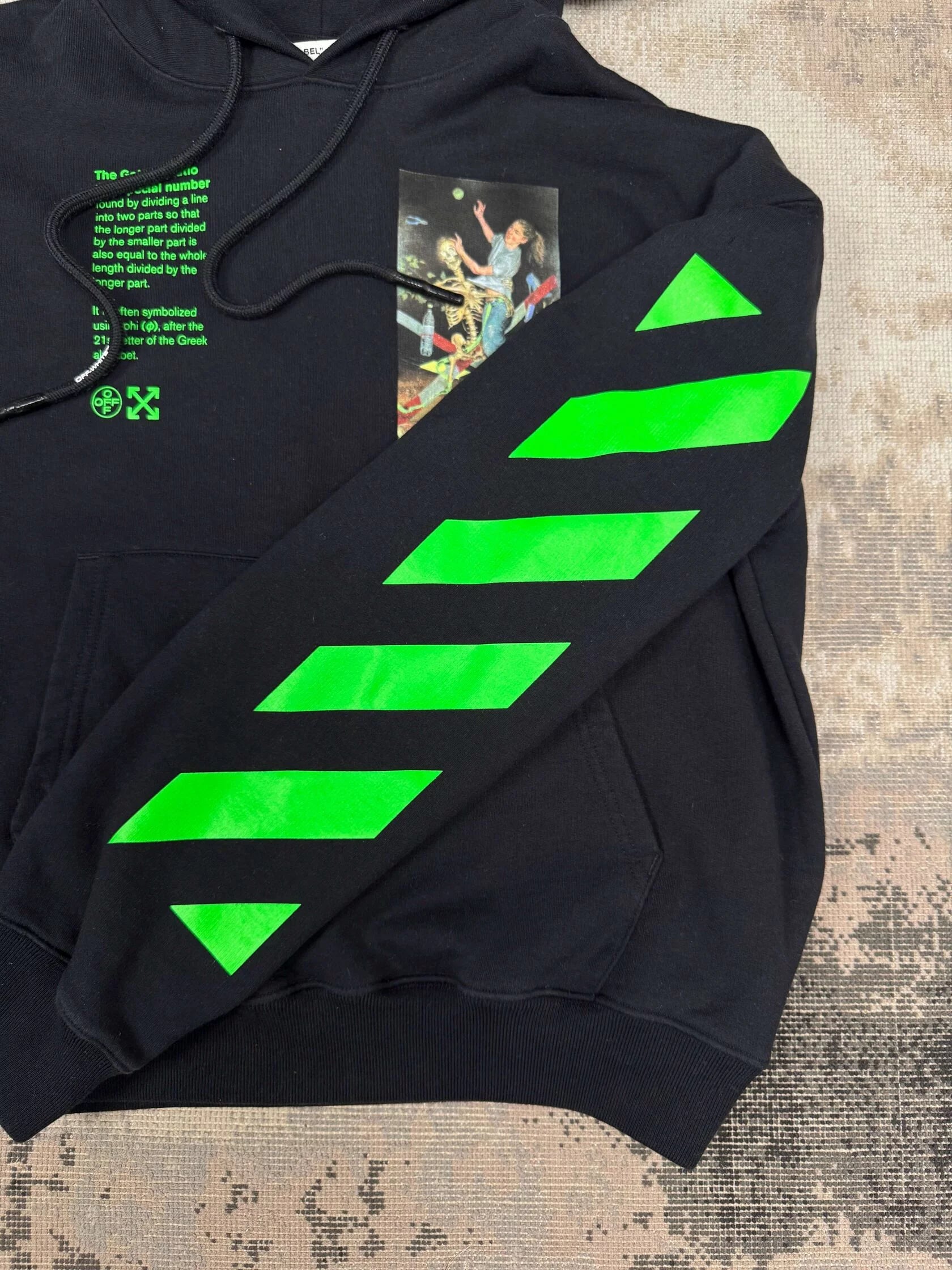 Off-White Pascal Painting Hoodie - Black Off-White
