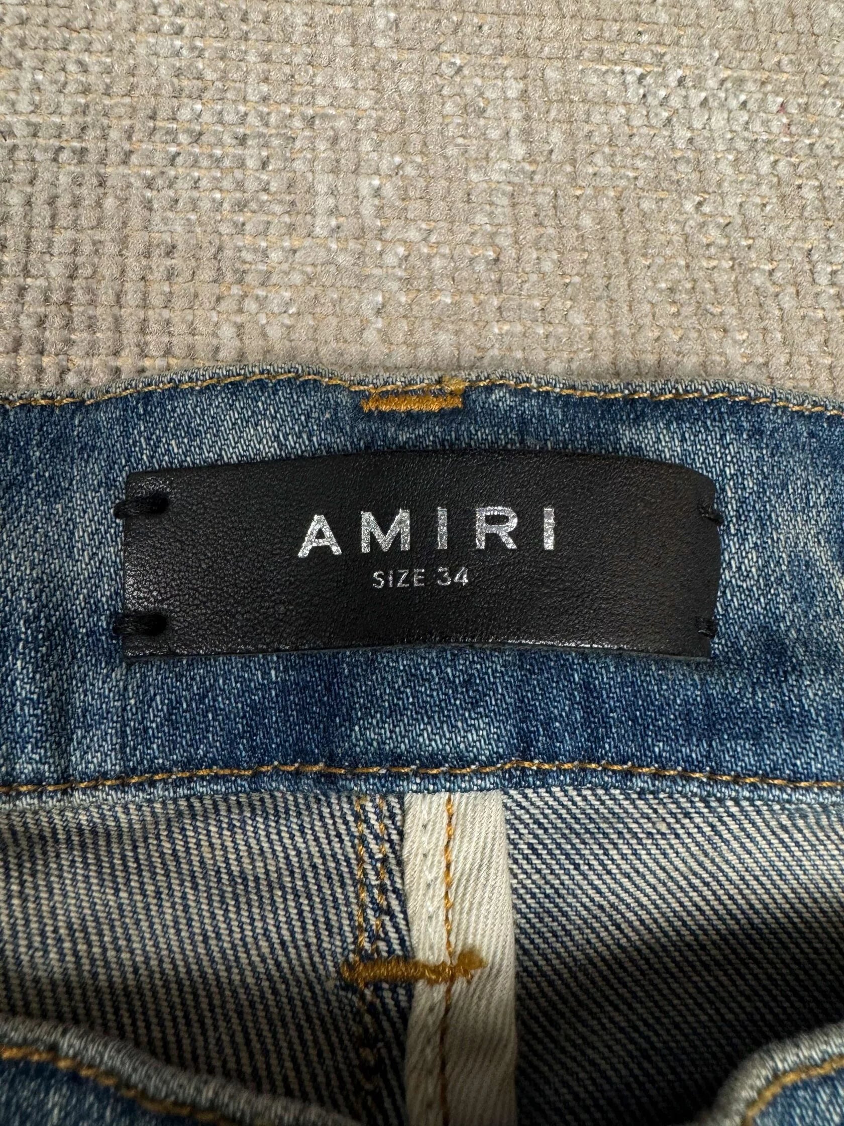 Amiri Bone Jeans - Blue Denim