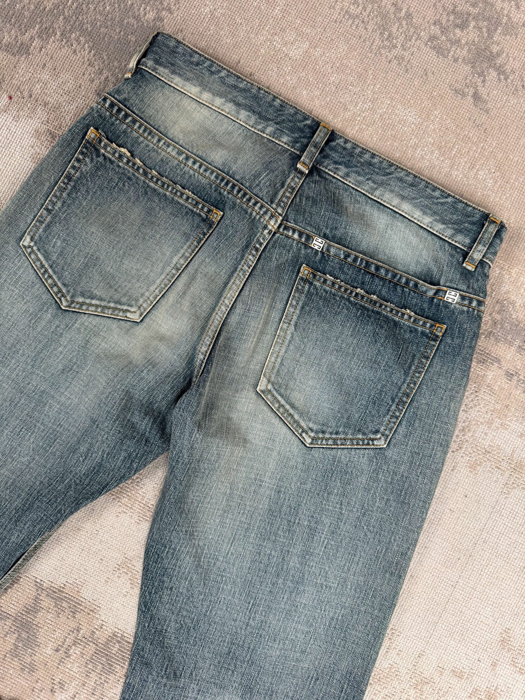 Givenchy Straight Legged Jeans - Washed Denim (Unused) Givenchy