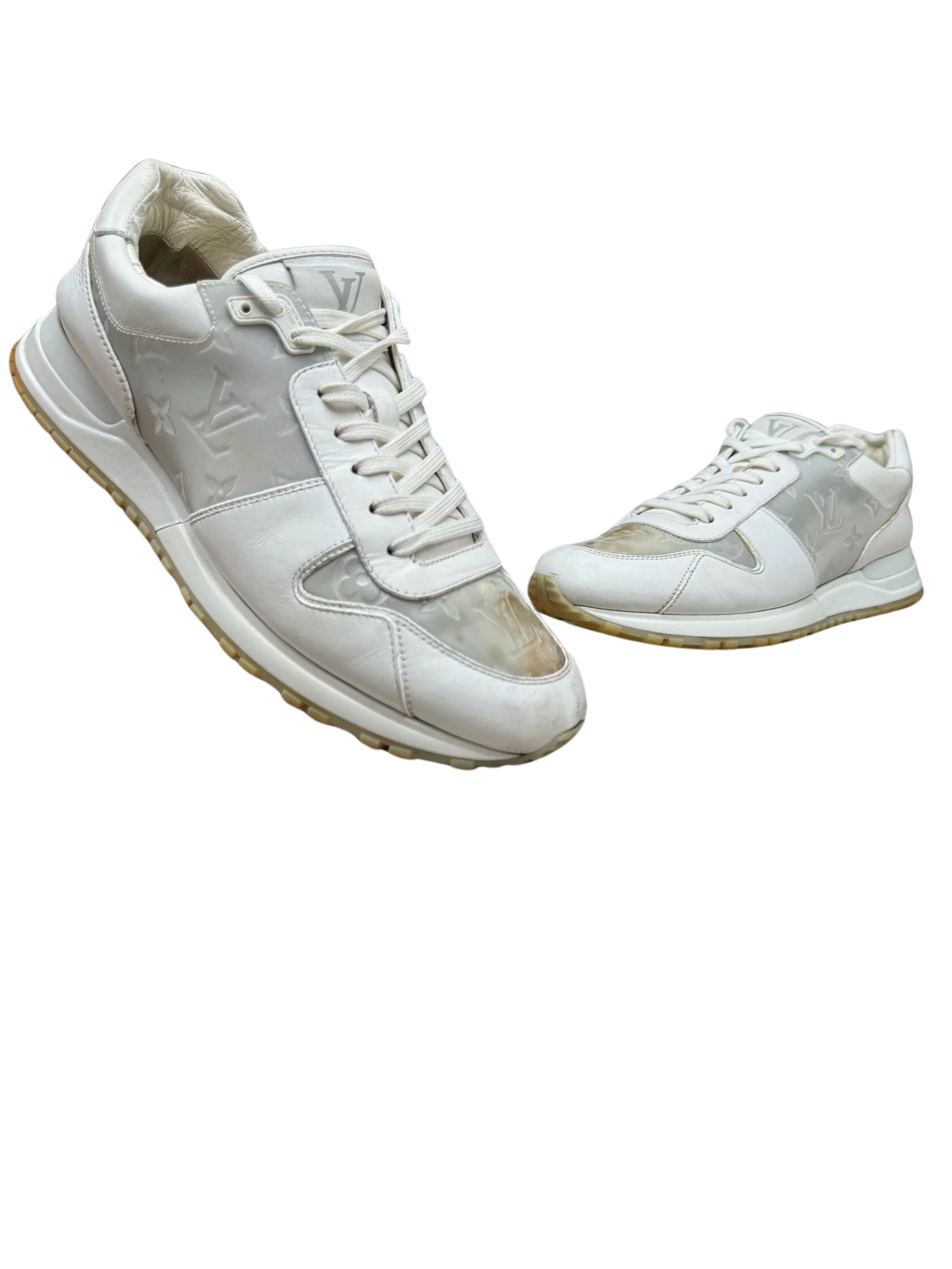 Louis Vuitton Run Away Iridescent Trainers - White