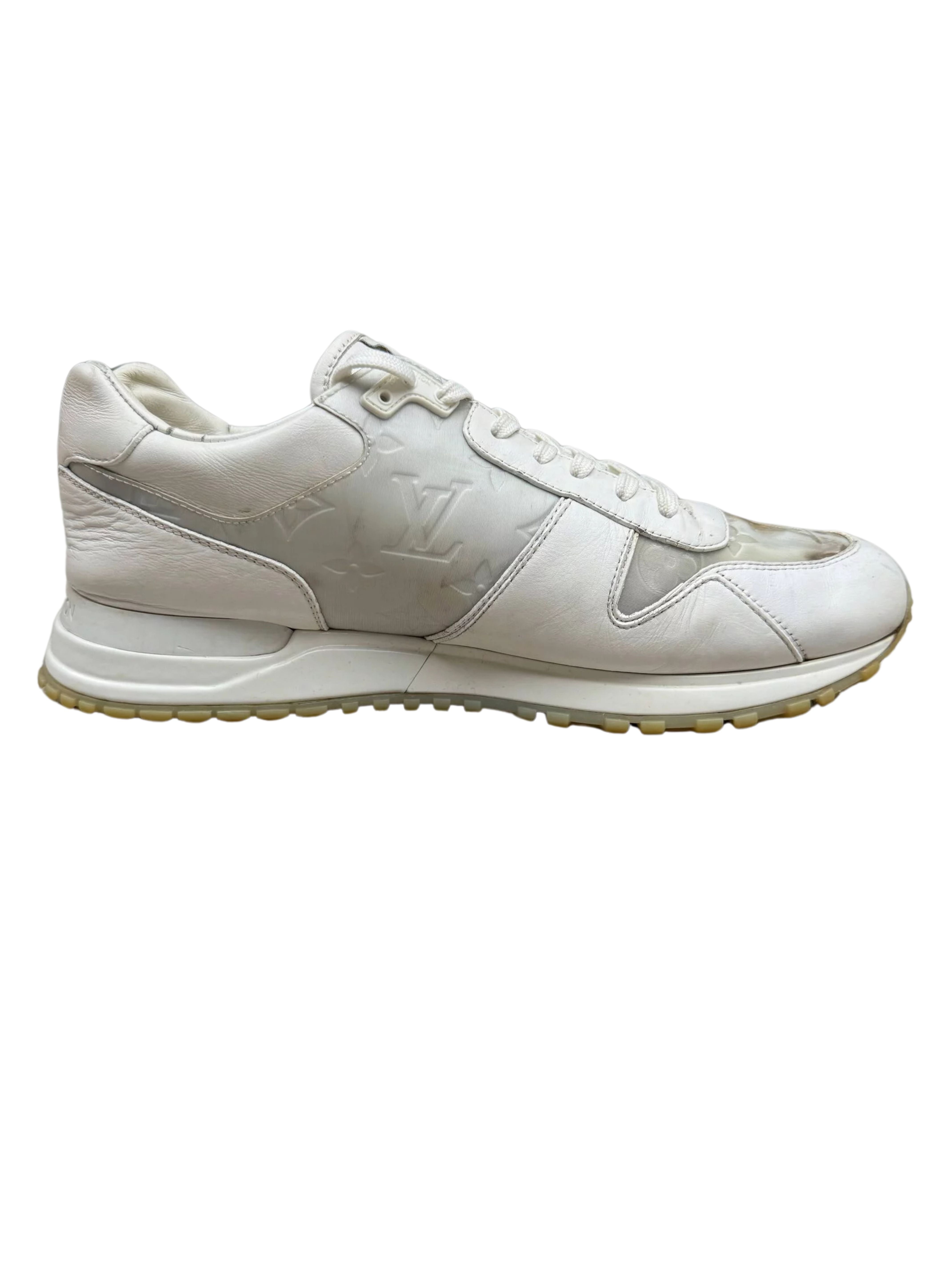 Louis Vuitton Run Away Iridescent Trainers - White
