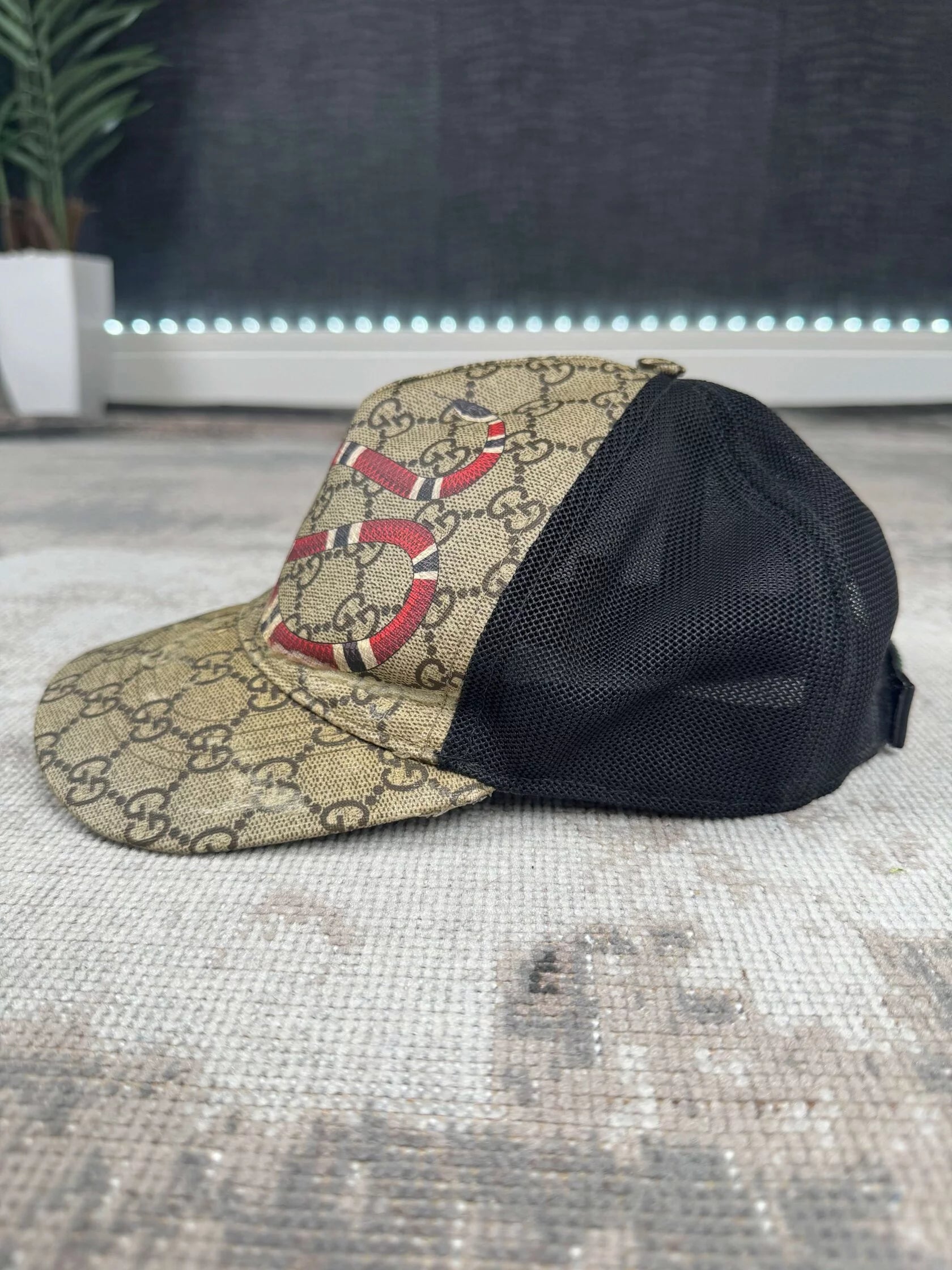 Gucci Kingsnake Baseball Hat - Beige Gucci