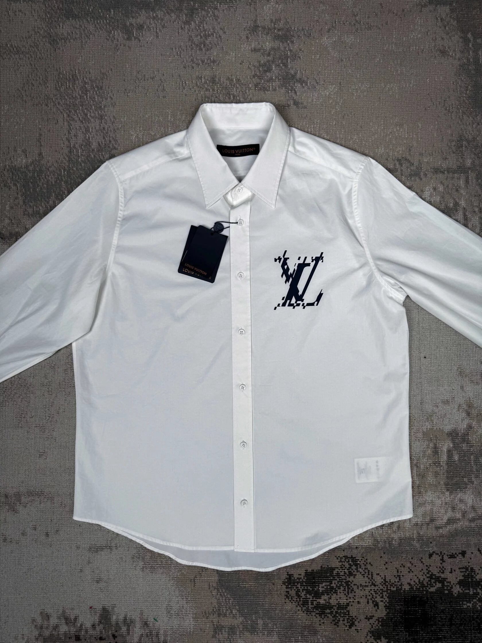 Louis Vuitton Long-Sleeve Cotton Shirt - White