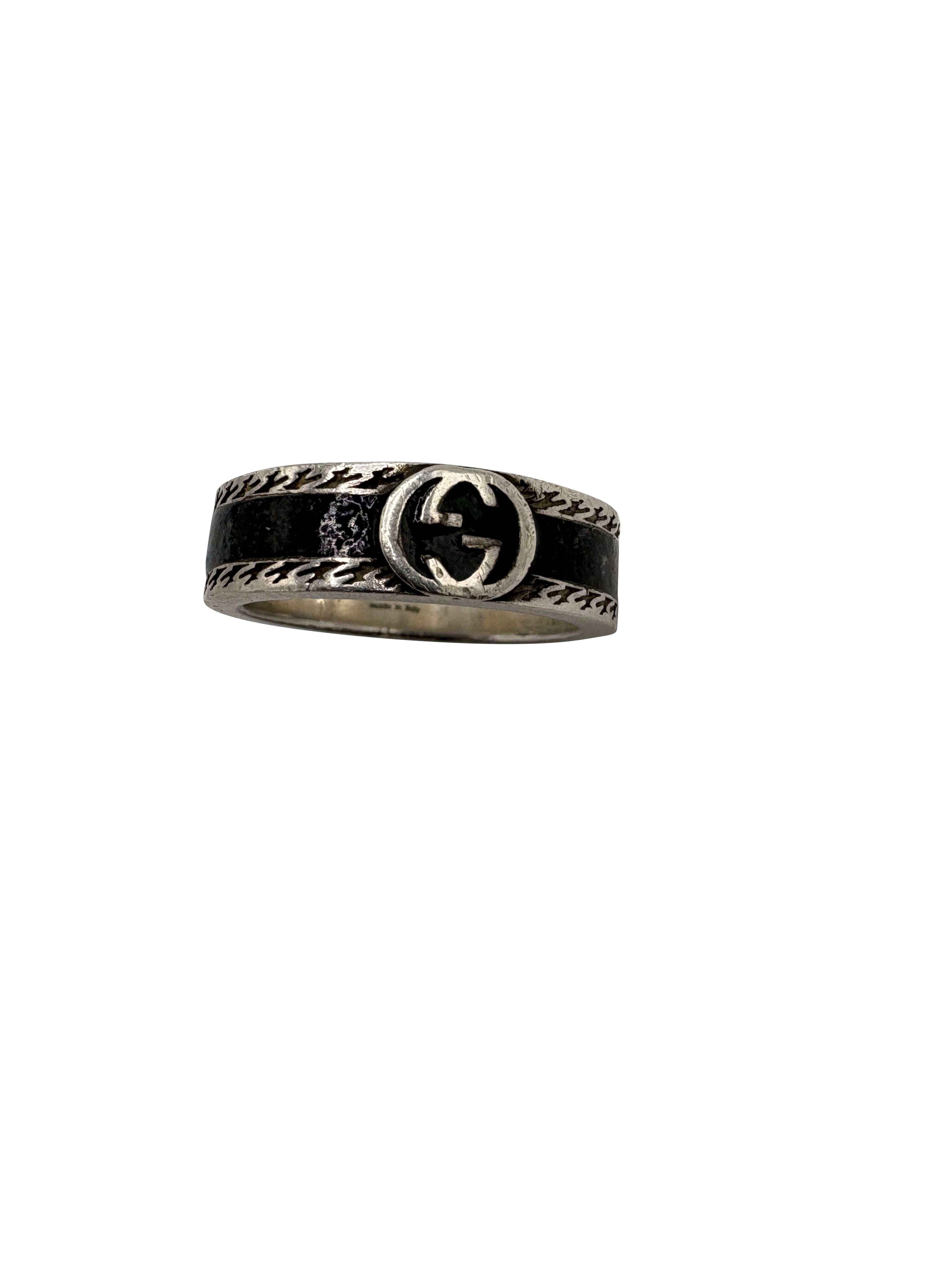 Gucci Interlocking Ring - 925 Sterling Silver Gucci