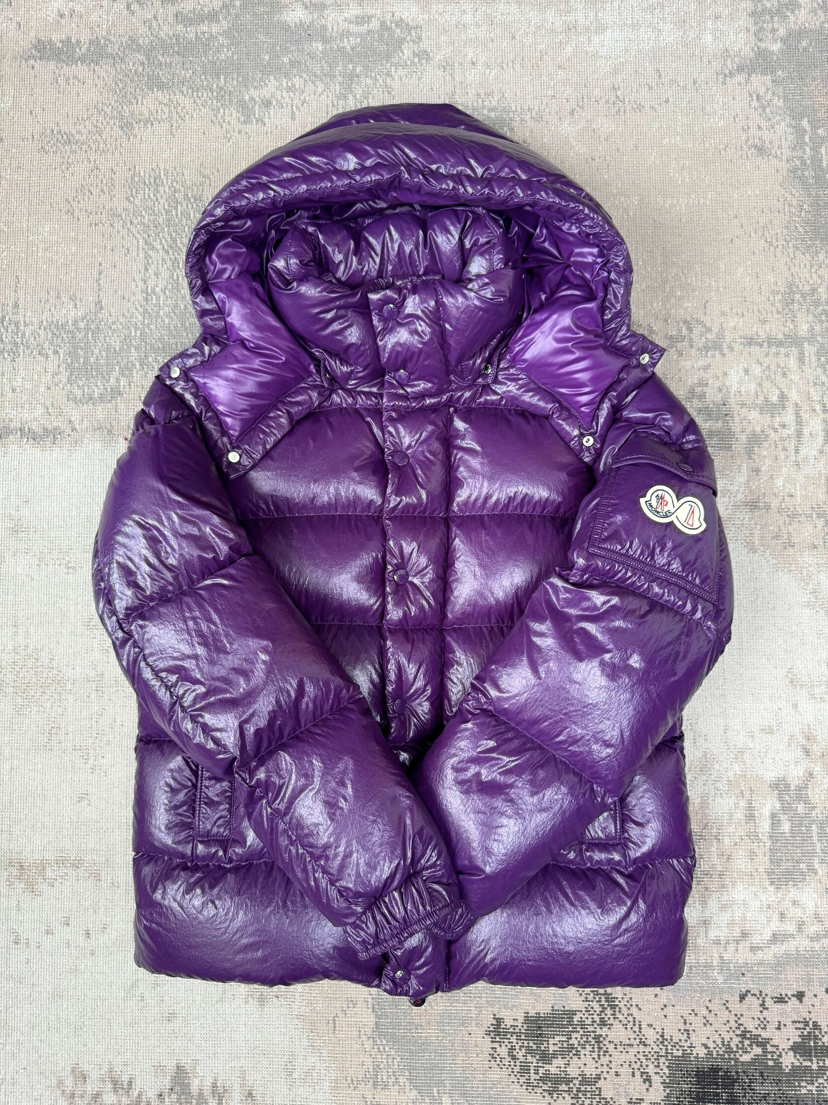 Moncler Maya Down Coat - Purple (Unused)