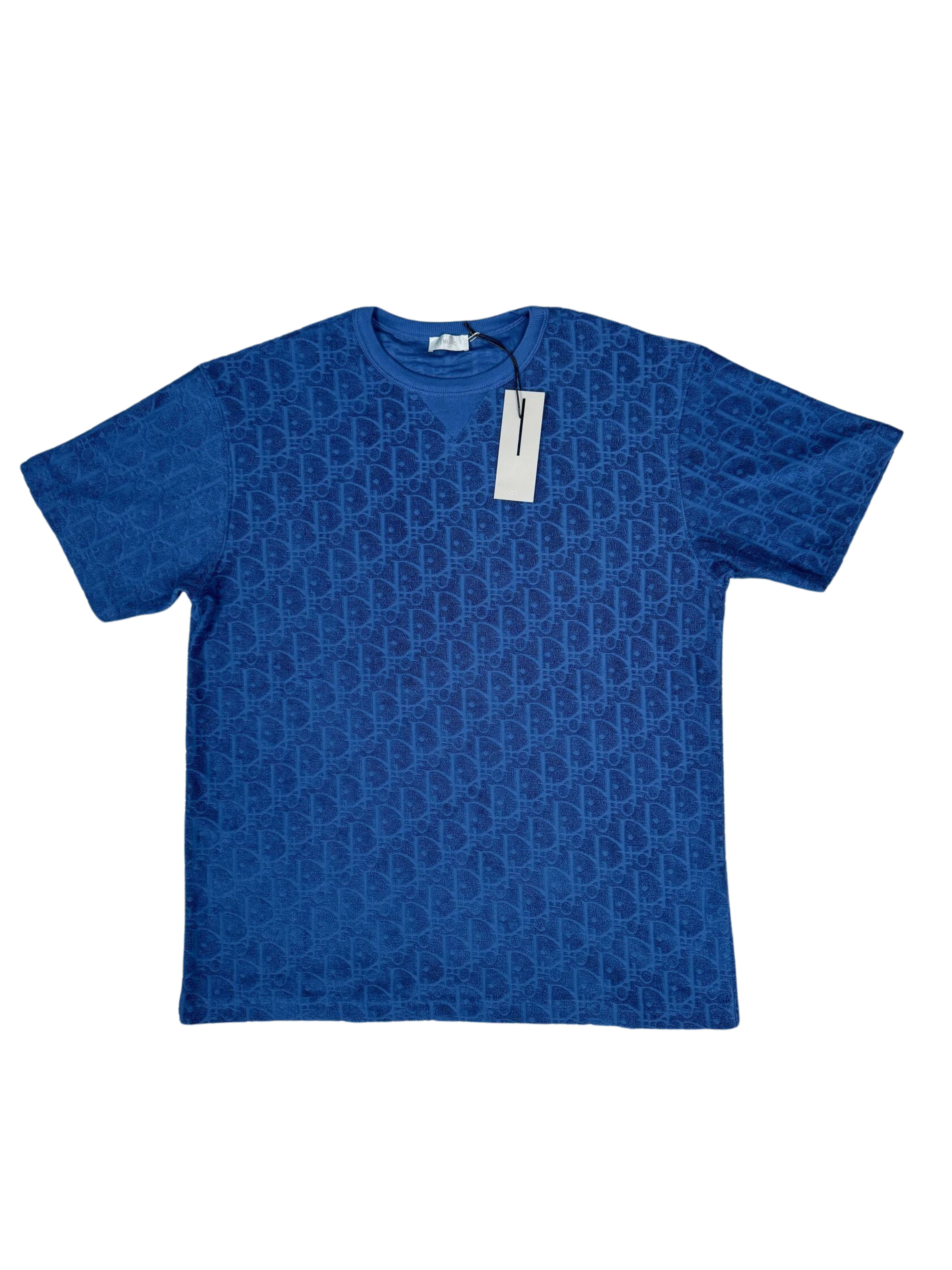 Dior Oblique Towel T-shirt - Blue (Unused) Dior