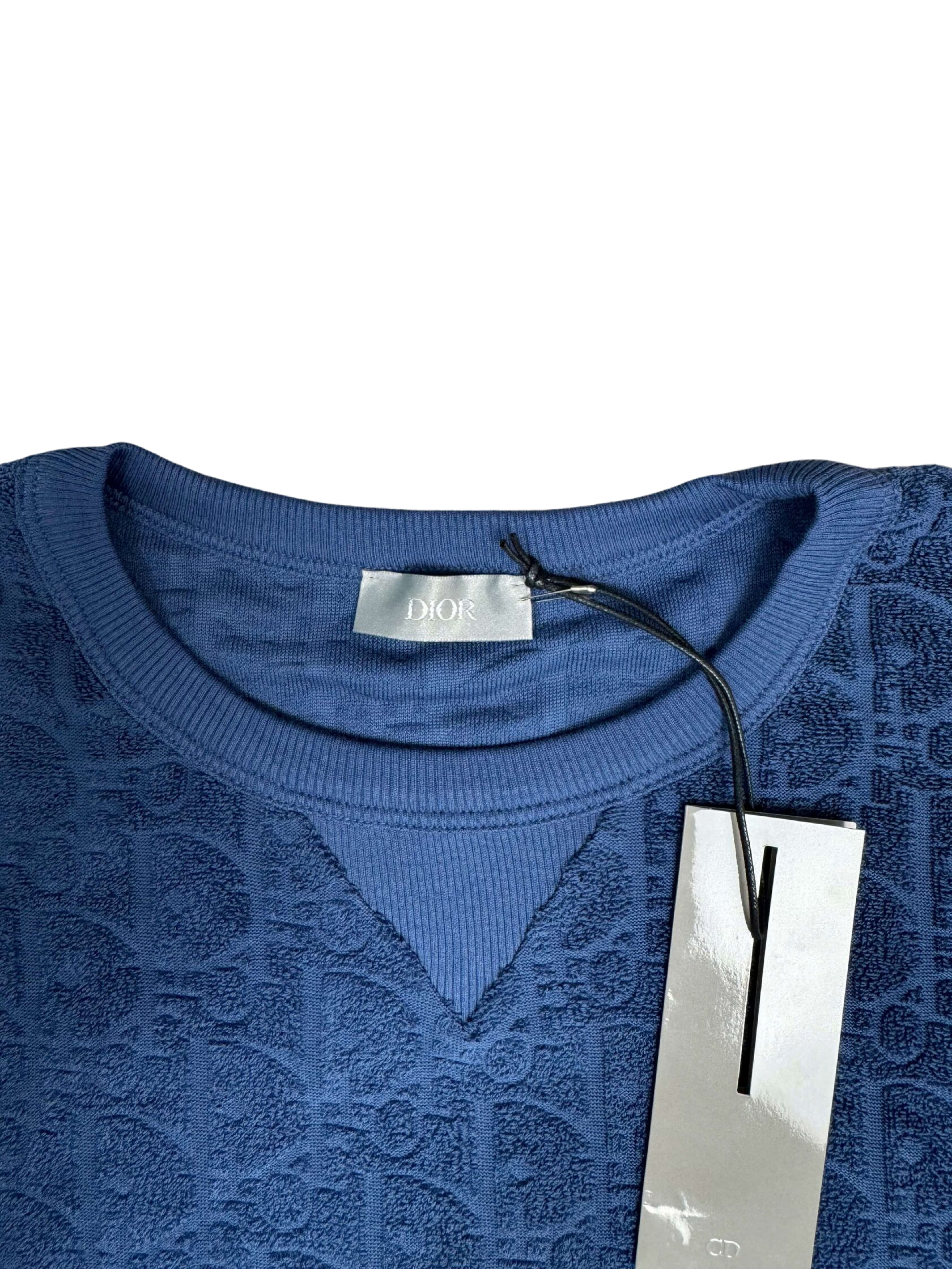 Dior Oblique Towel T-shirt - Blue (Unused) Dior