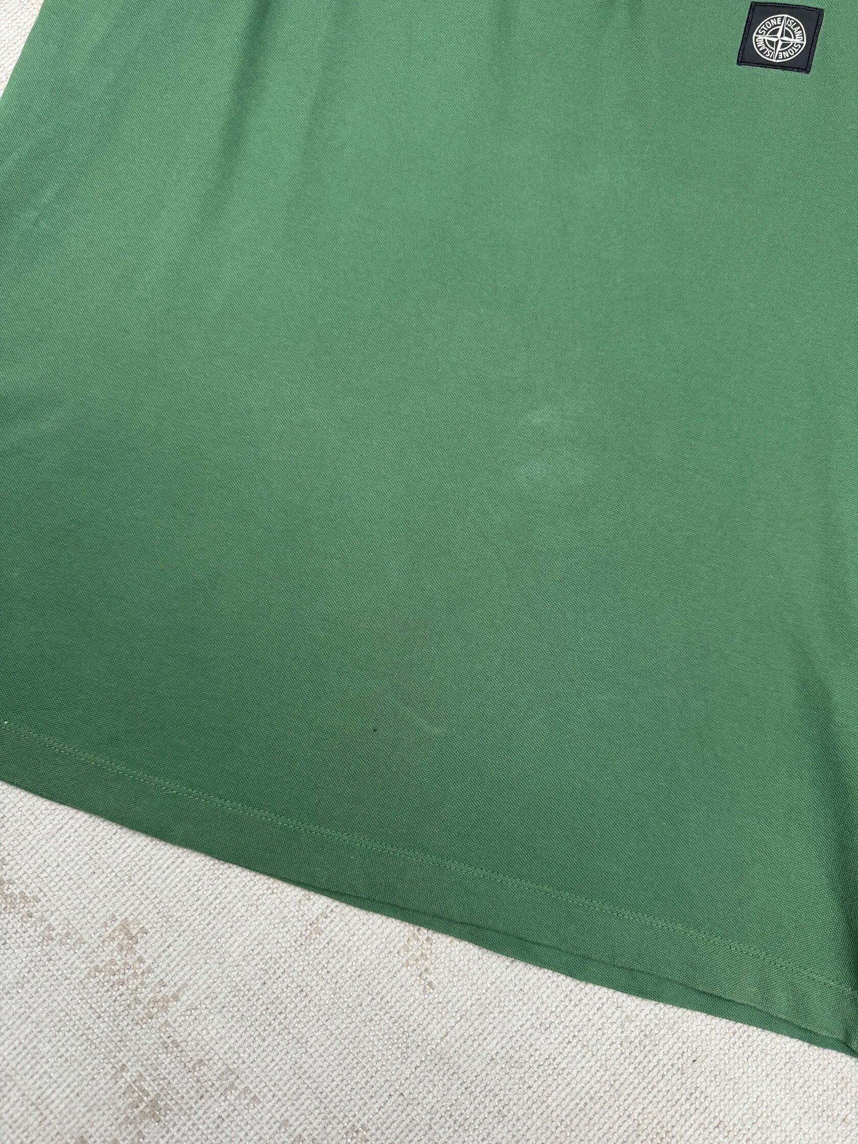 Stone Island Compass Polo Shirt - Green Stone Island