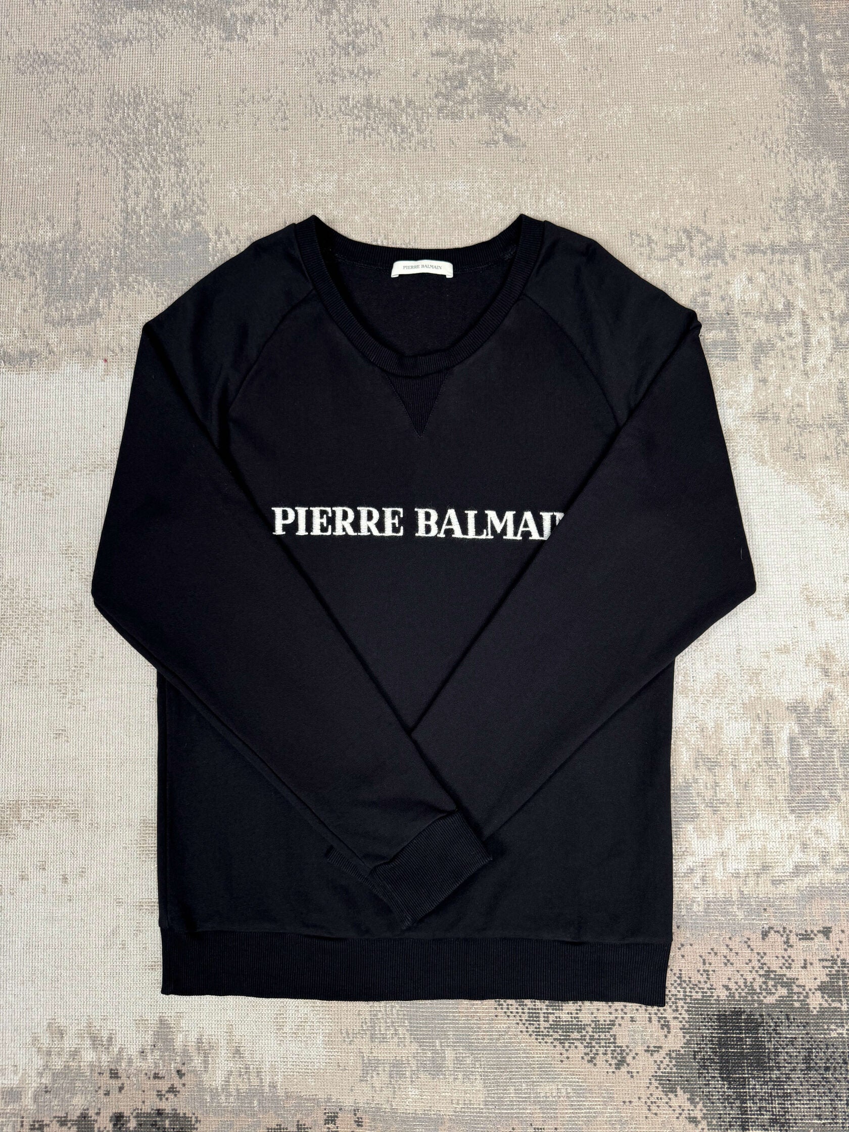 Pierre Balmain Logo Sweatshirt - Black Pierre Balmai