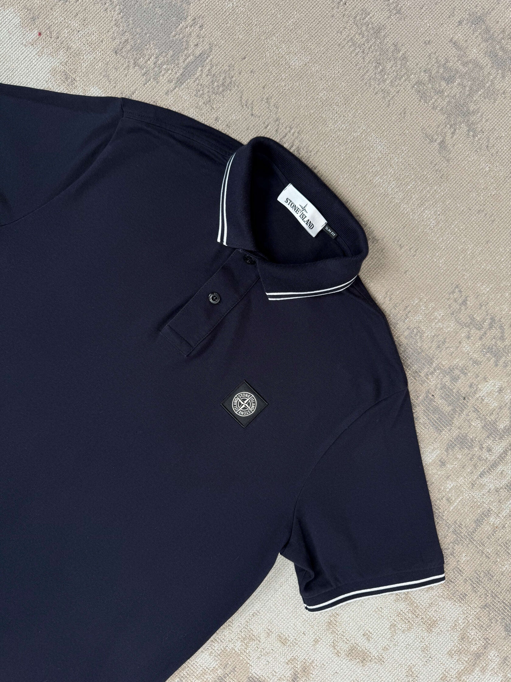 Stone Island Compass Polo - Navy Stone Island