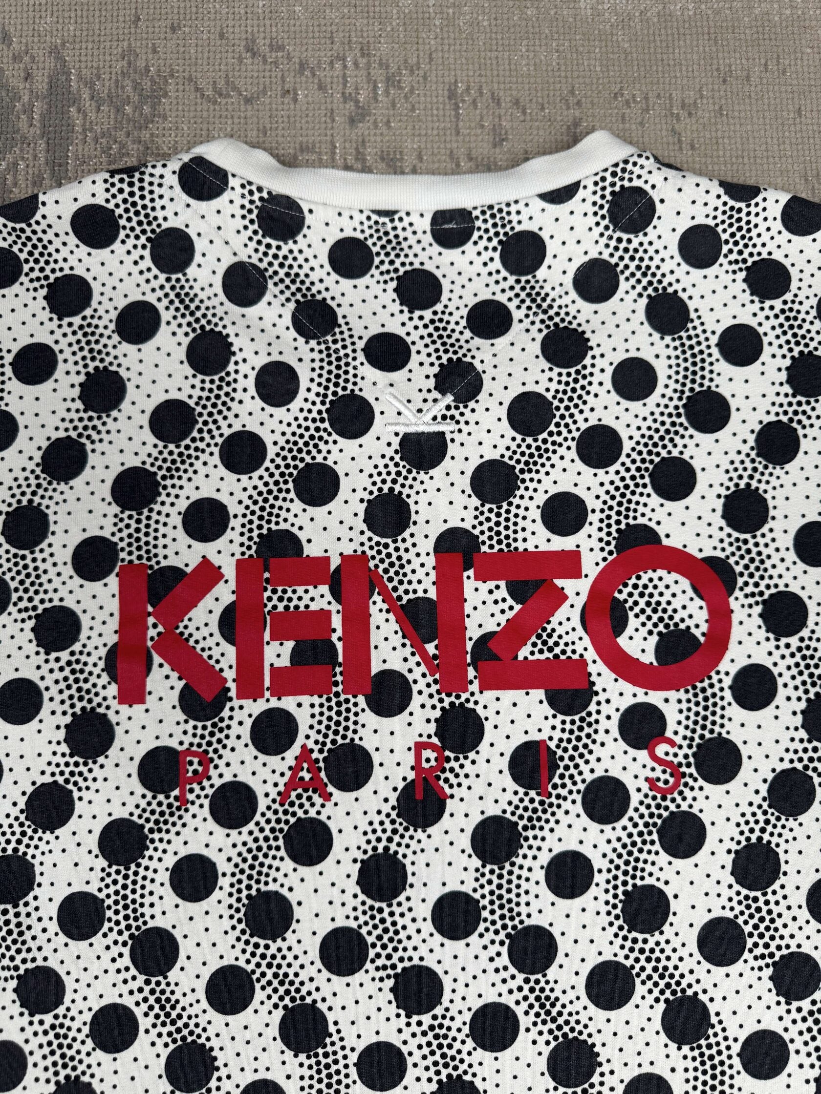 Kenzo Wavey Dots T-Shirt - White