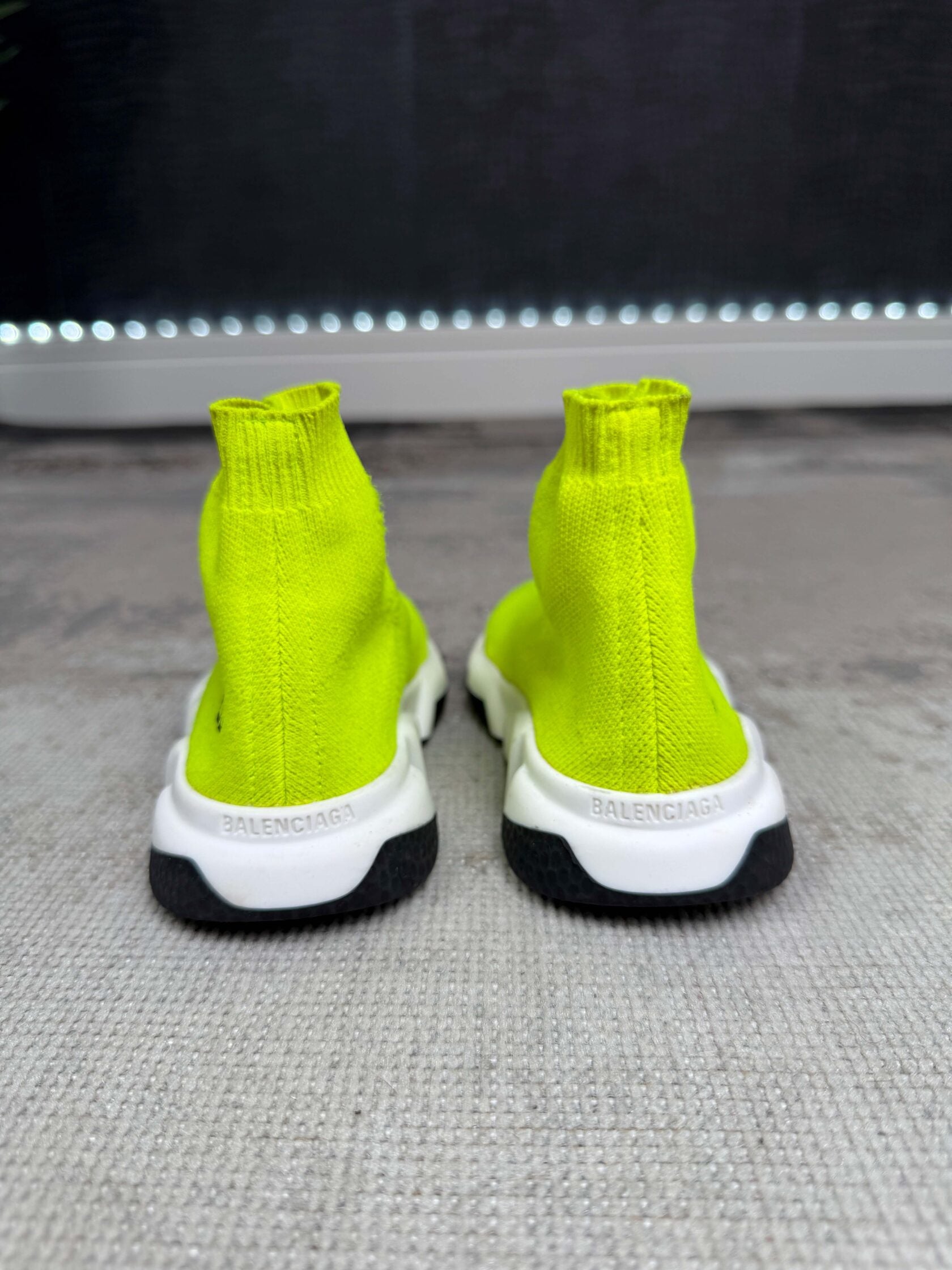 KIDS - Balenciaga Speed Trainers - Yellow Balenciaga