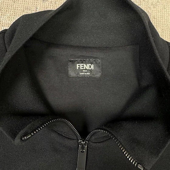 Fendi FF Stripe Track Jacket - Black Fendi