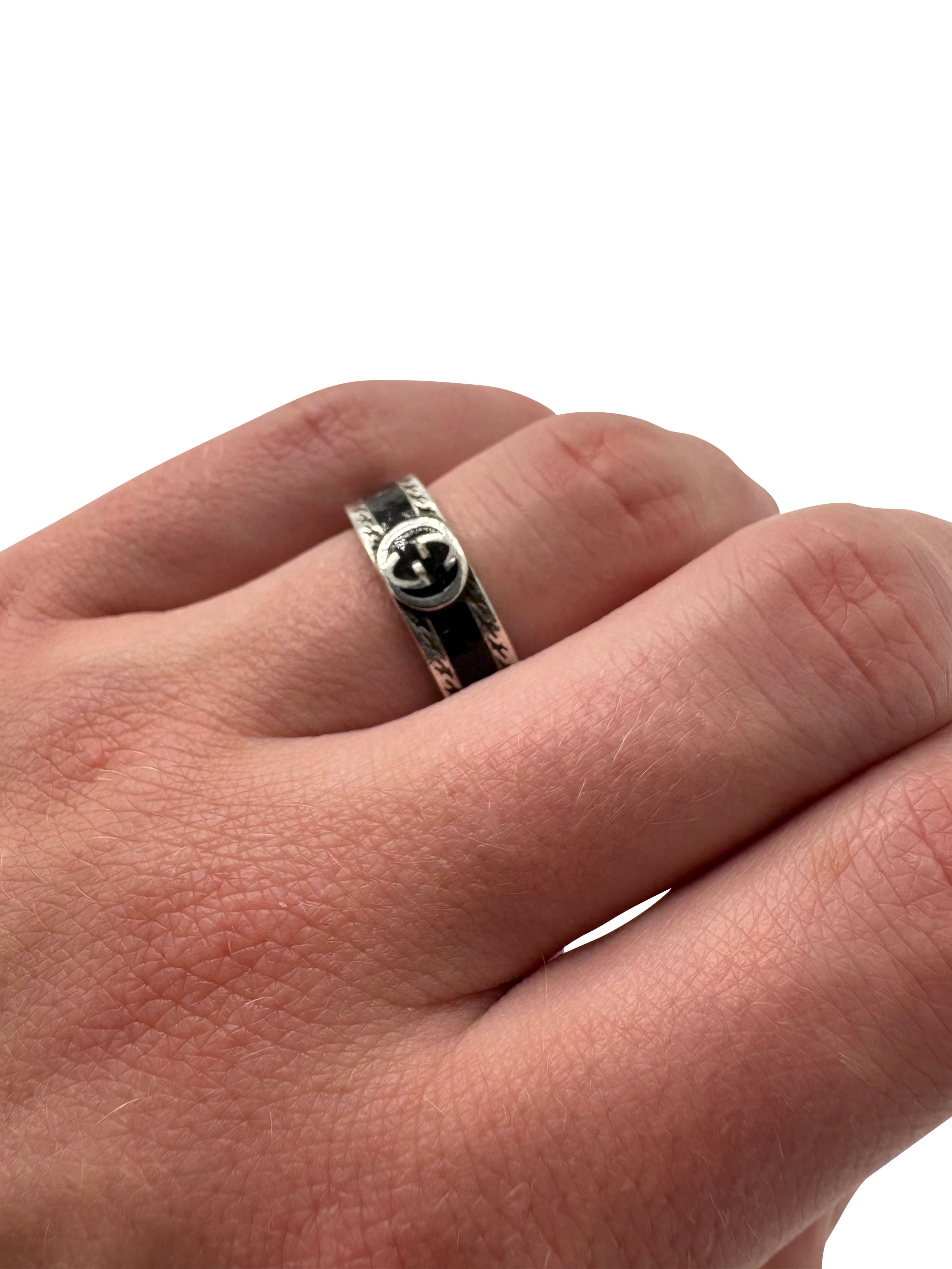 Gucci Interlocking Ring - 925 Sterling Silver Gucci