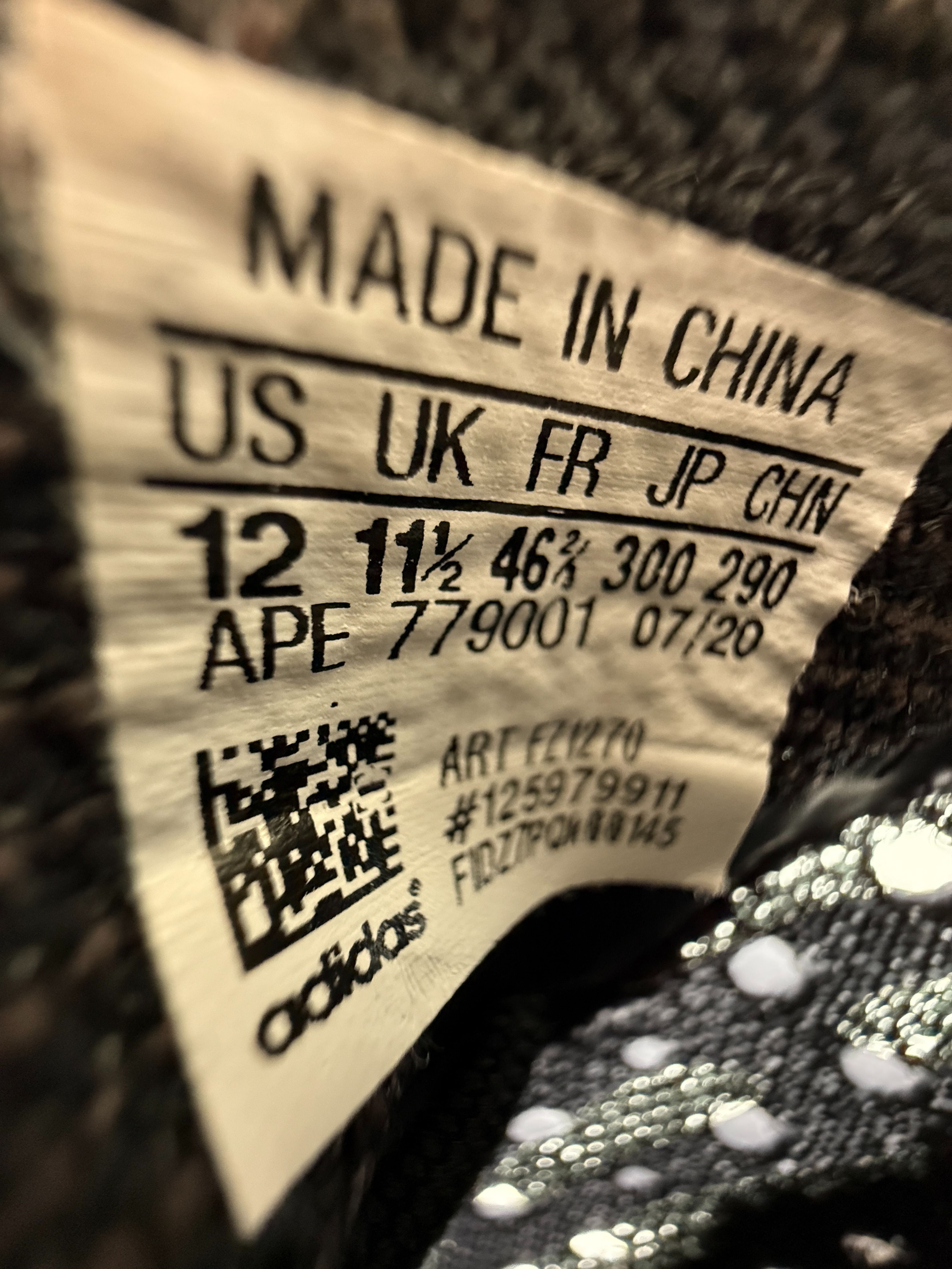 Yeezy Boost 380 Trainer - Onyx (Unused)