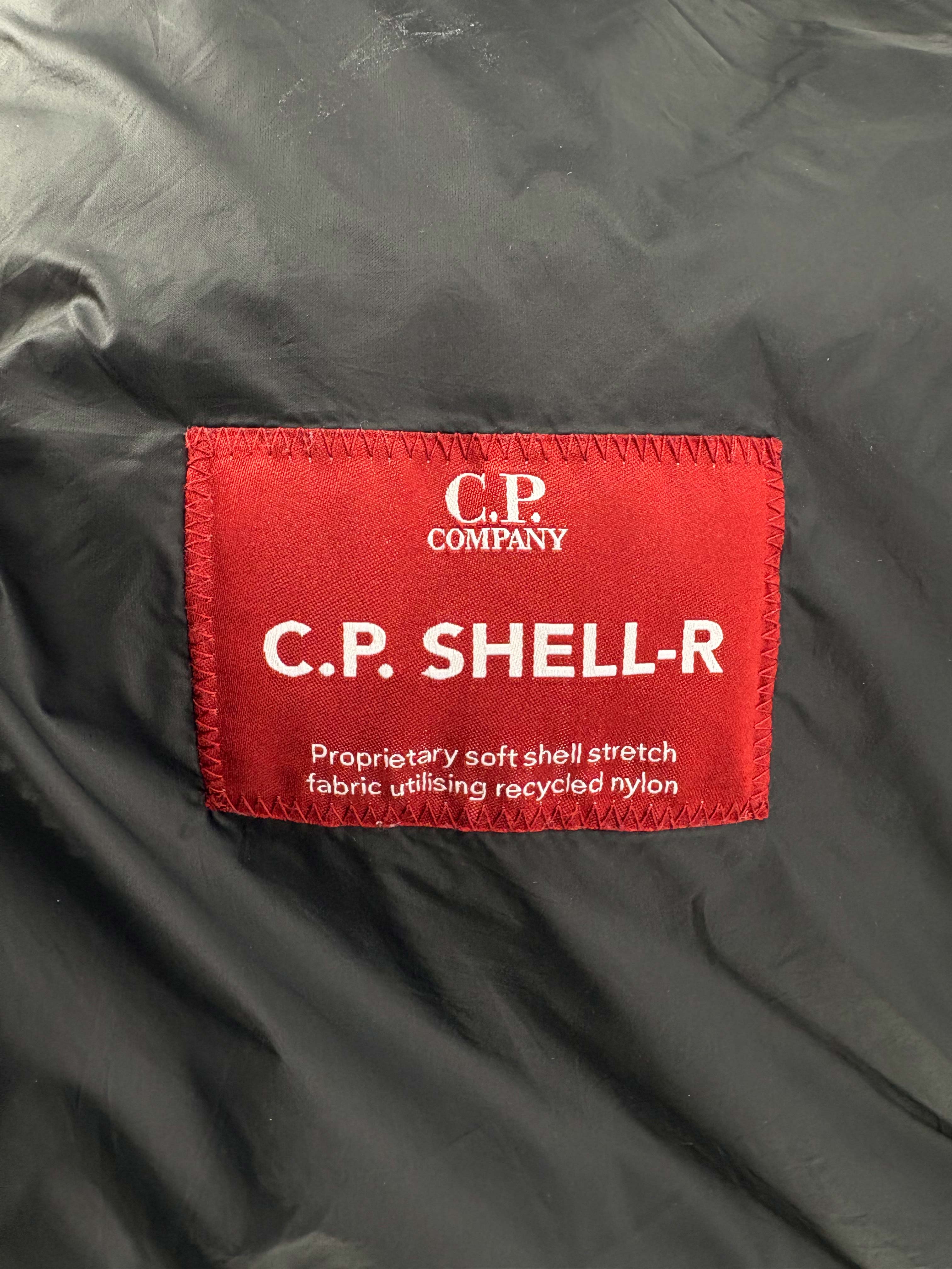 C.P. Company Shell-R Padded Down Goggle Gilet - Black C.P. Company