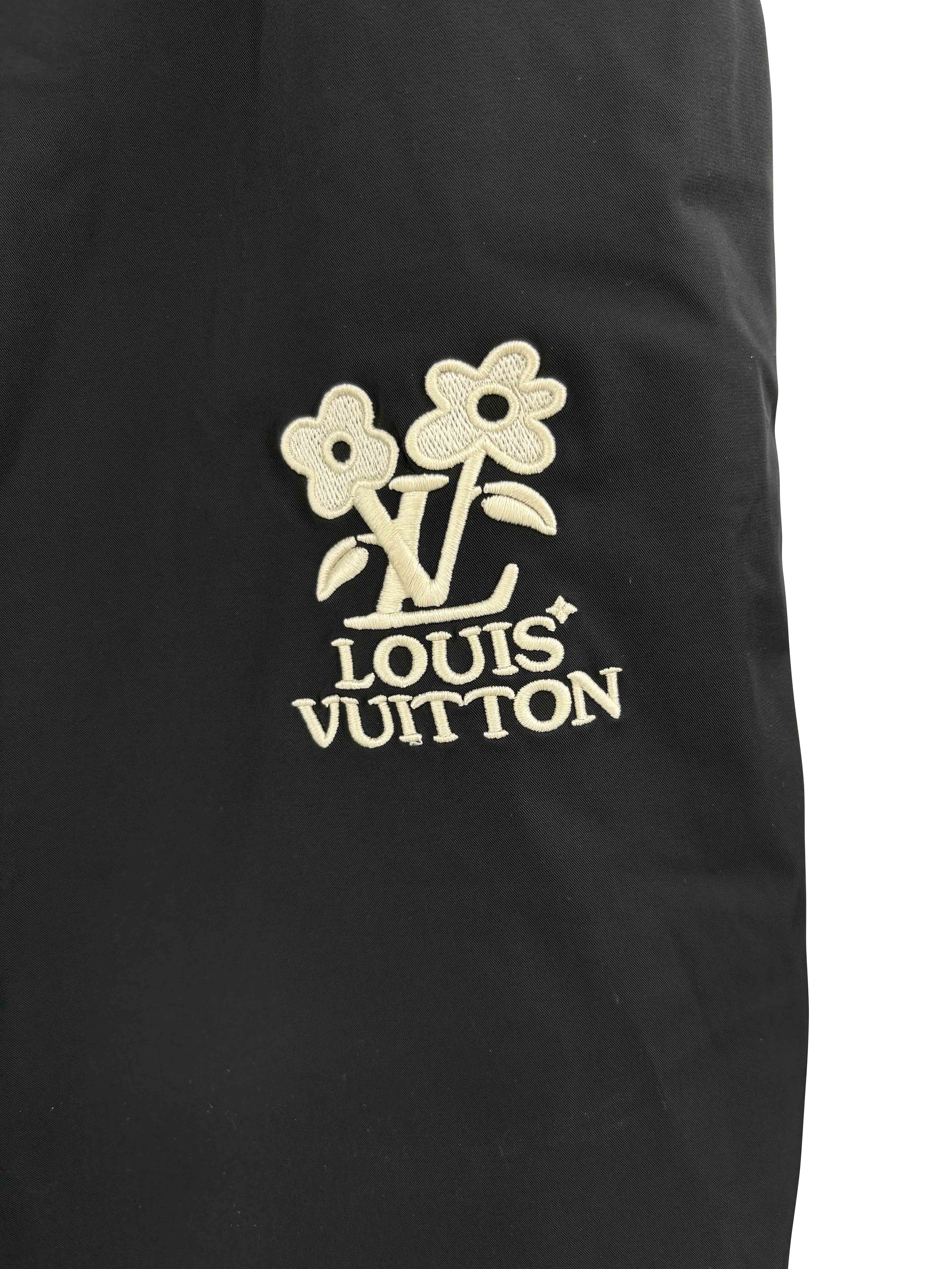 Louis Vuitton x Tyler The Creator Embroidered Technical Track Trousers - Black (Unused) Louis Vuitton
