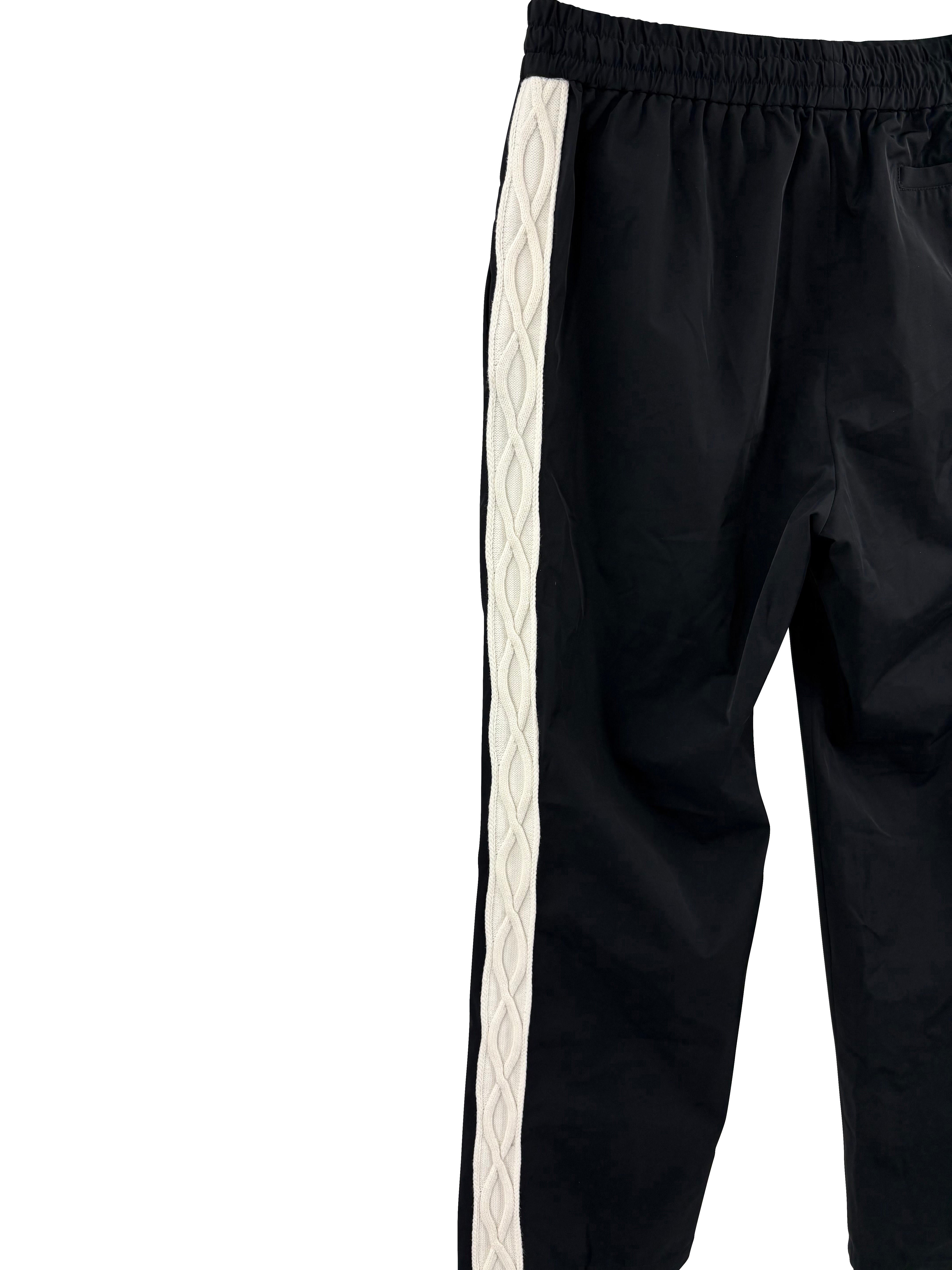Louis Vuitton x Tyler The Creator Embroidered Technical Track Trousers - Black (Unused) Louis Vuitton
