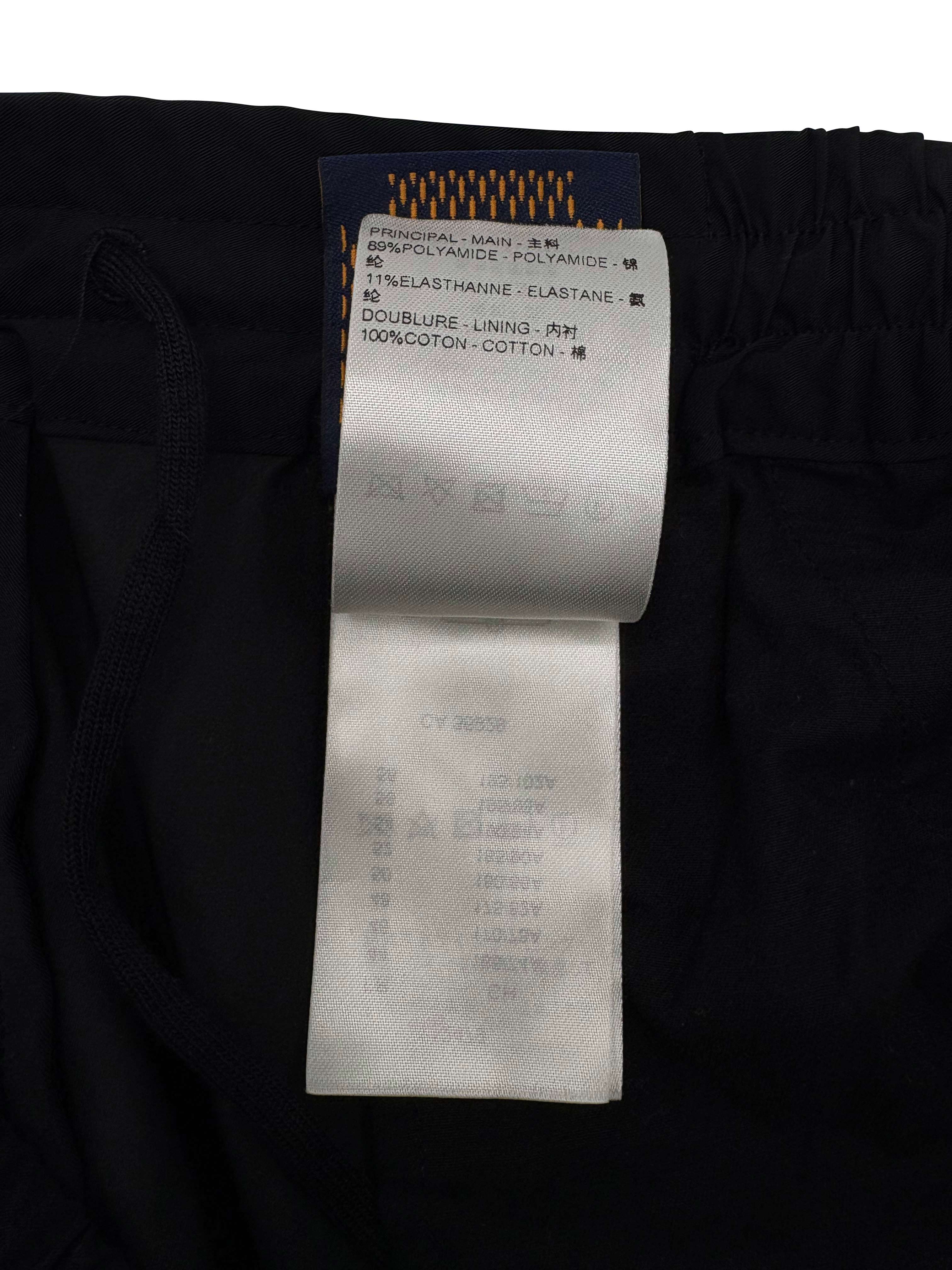 Louis Vuitton x Tyler The Creator Embroidered Technical Track Trousers - Black (Unused) Louis Vuitton