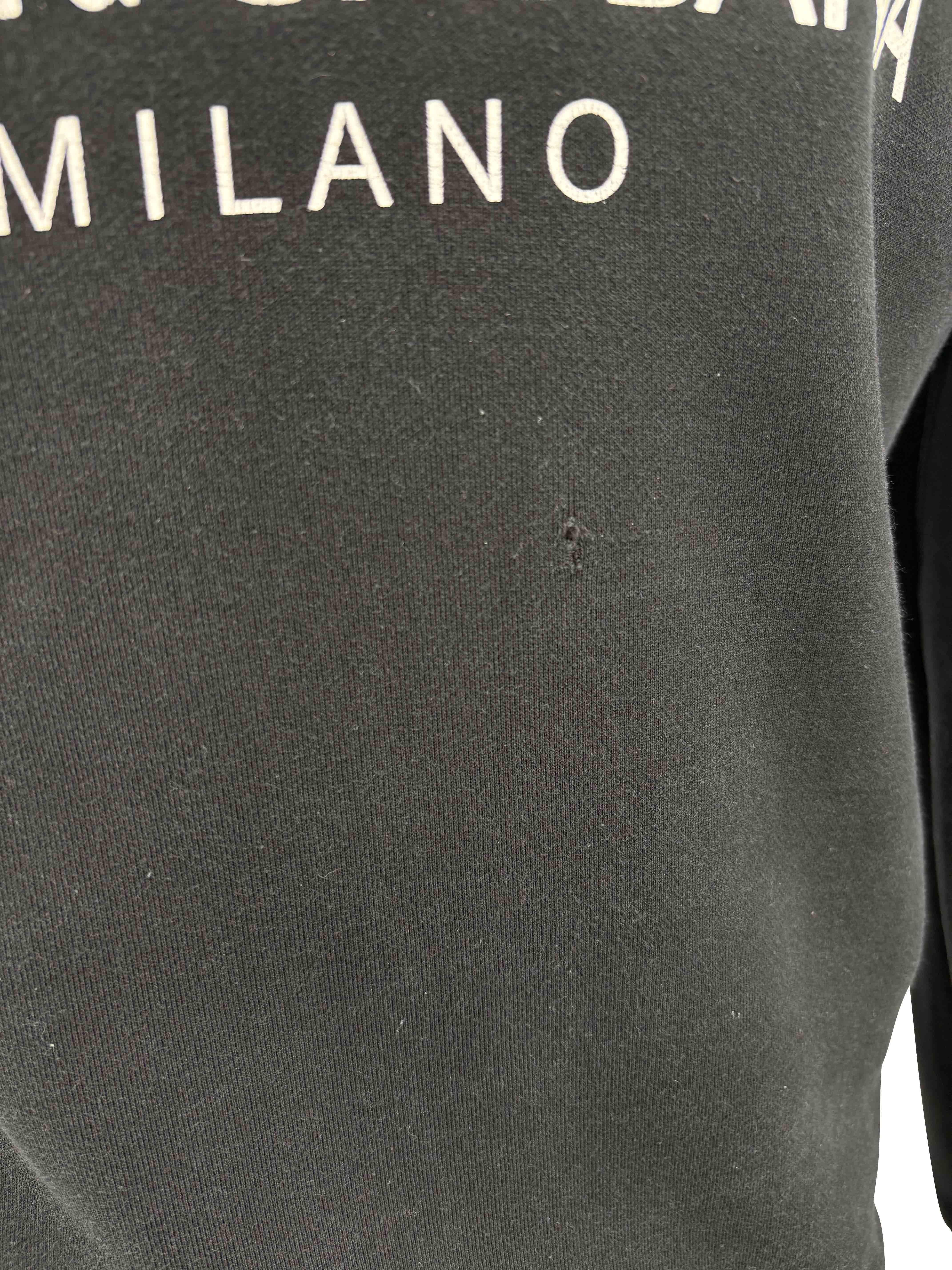 Dolce & Gabbana Milano Crown hoodie - Black Dolce & Gabbana