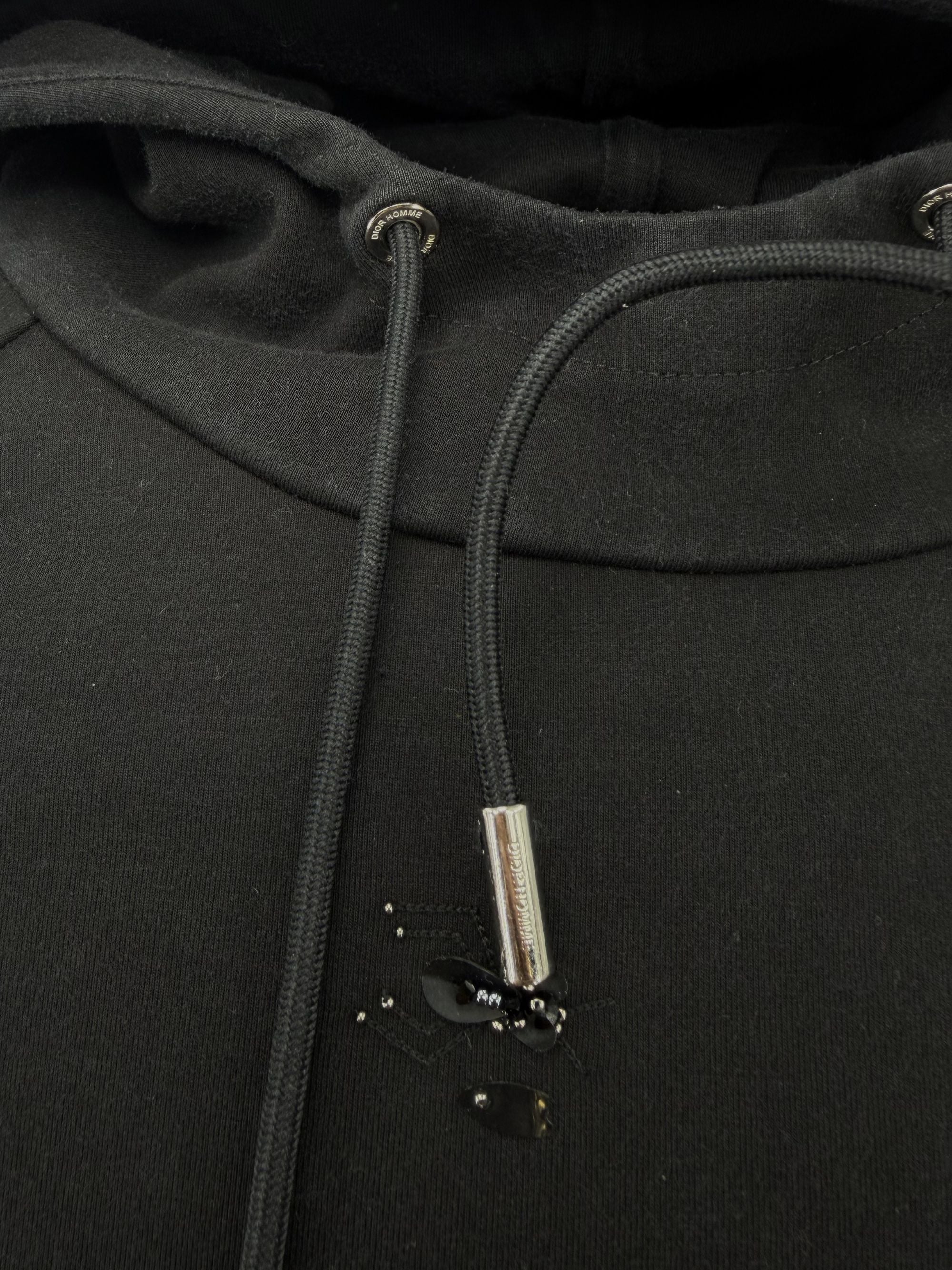 Dior Embroidered Bee Hoodie - Black Dior