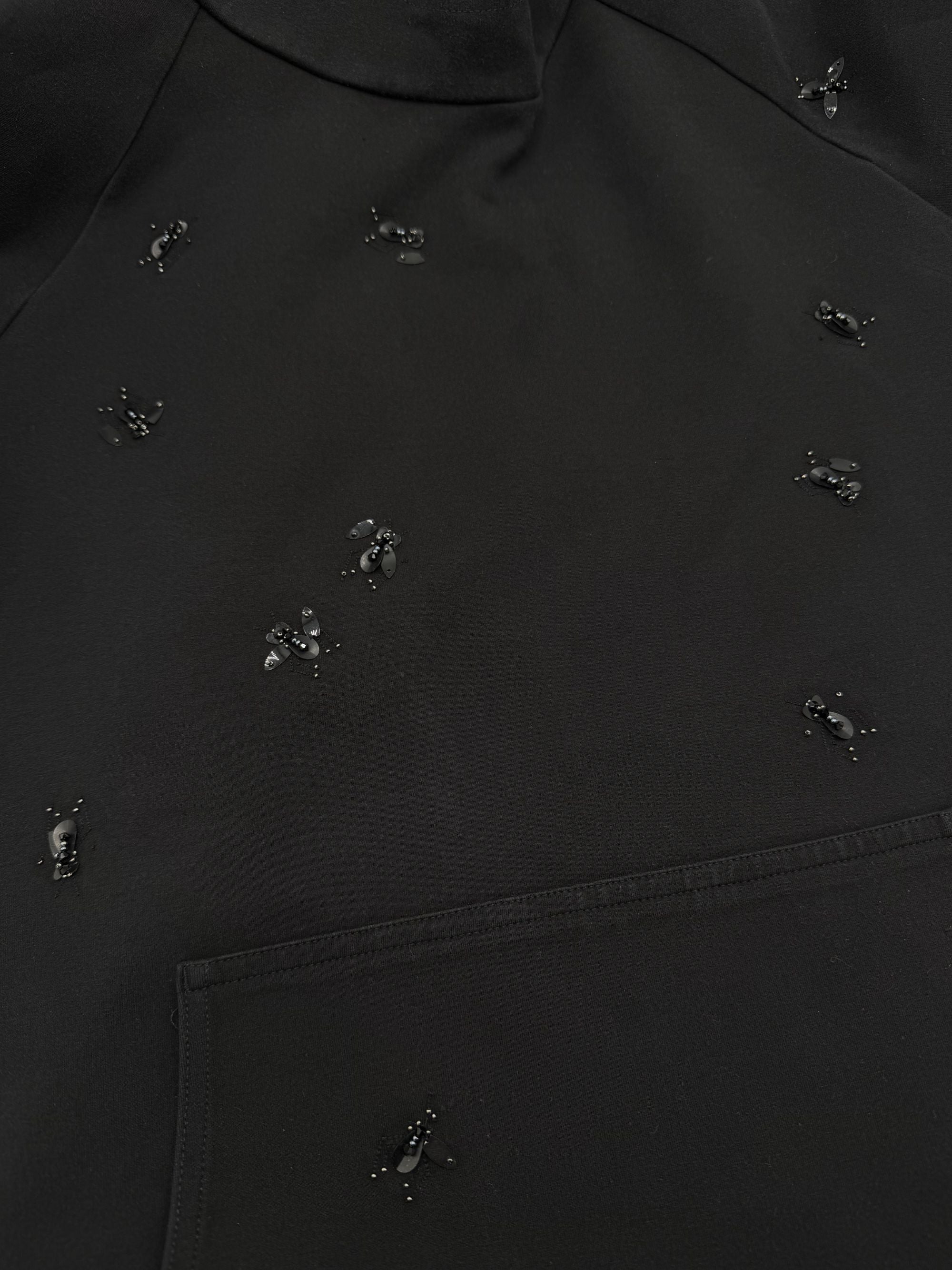 Dior Embroidered Bee Hoodie - Black Dior