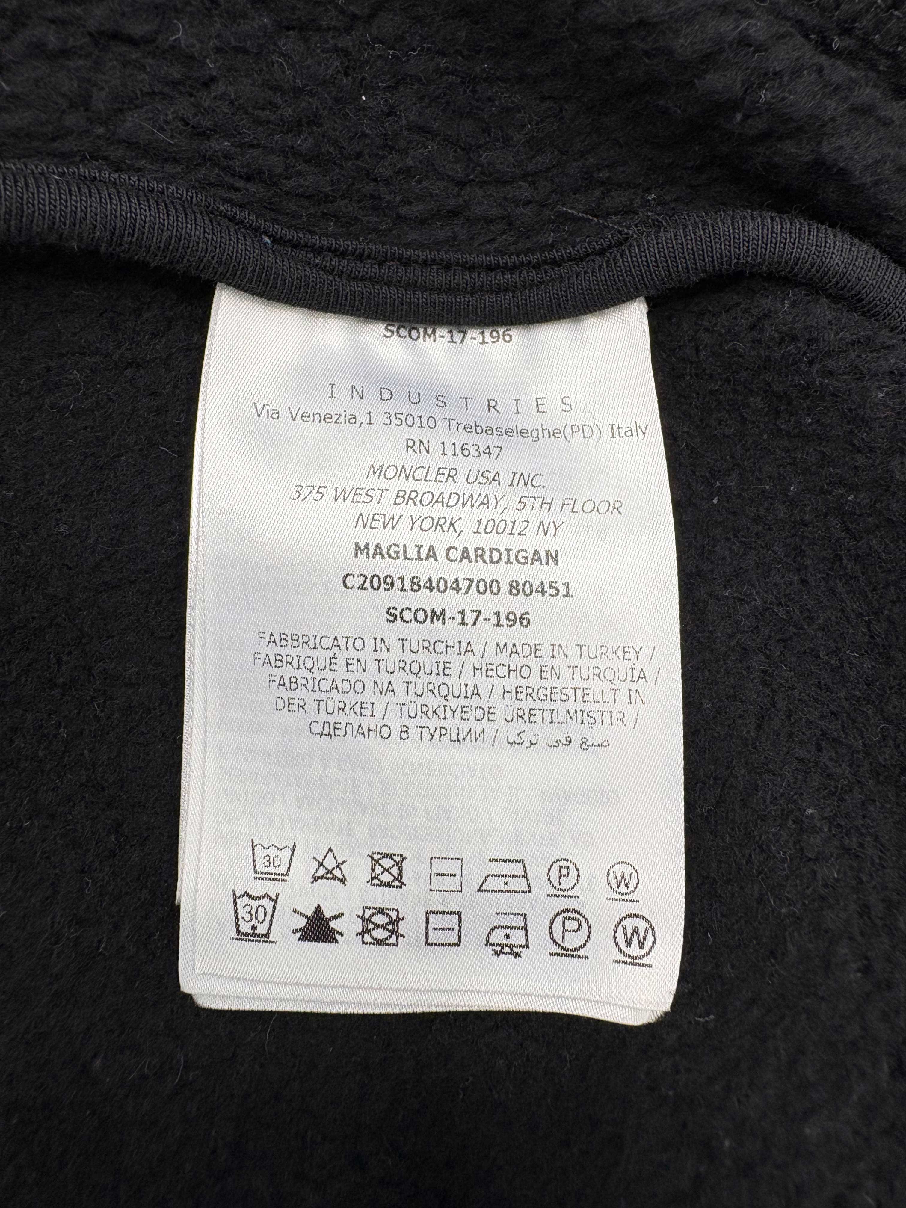 Moncler Maglia Zip Up Jacket - Black Moncler