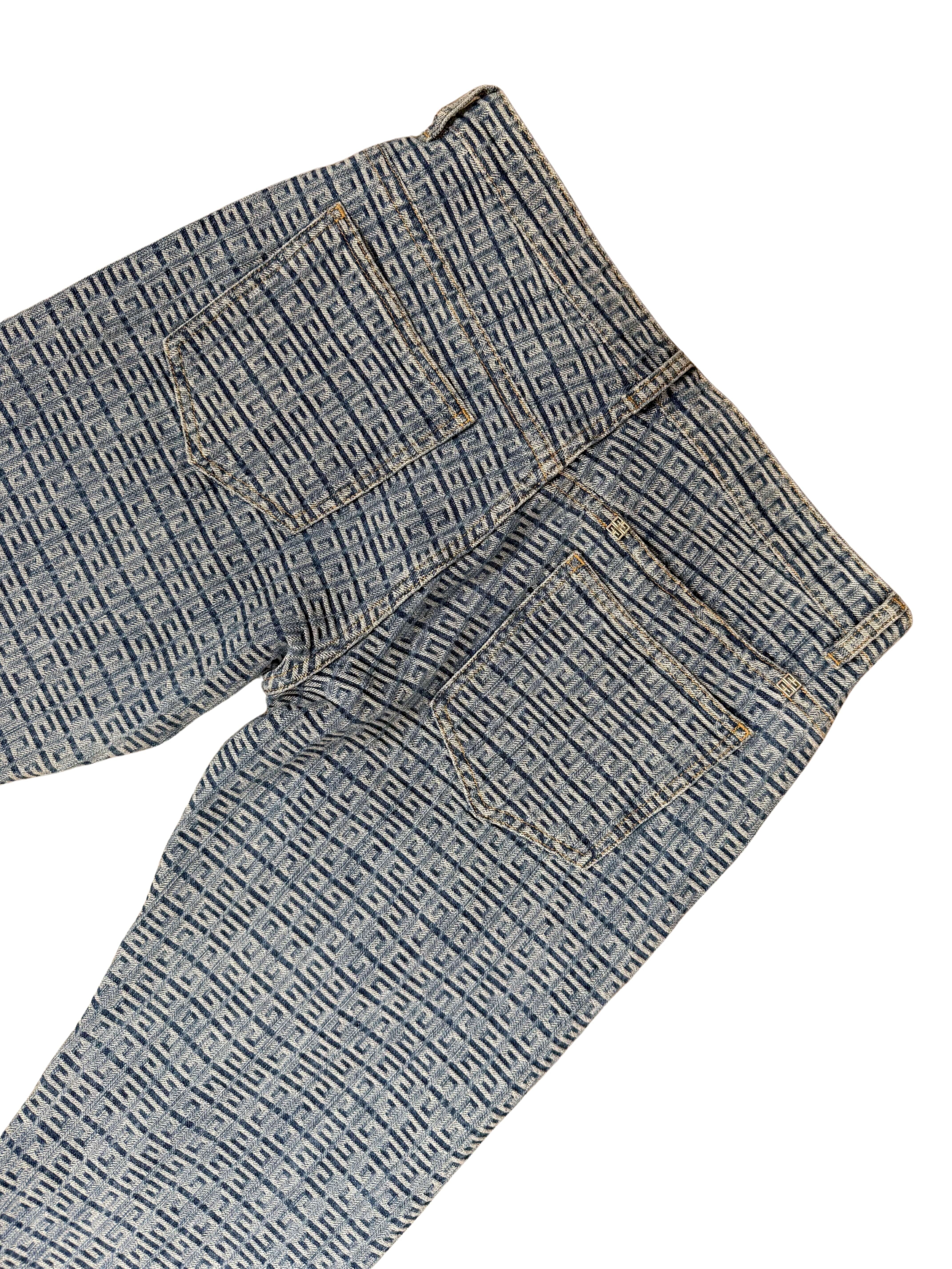 Givenchy 4G Straight Legged Jeans - Blue Denim (Unused) Givenchy