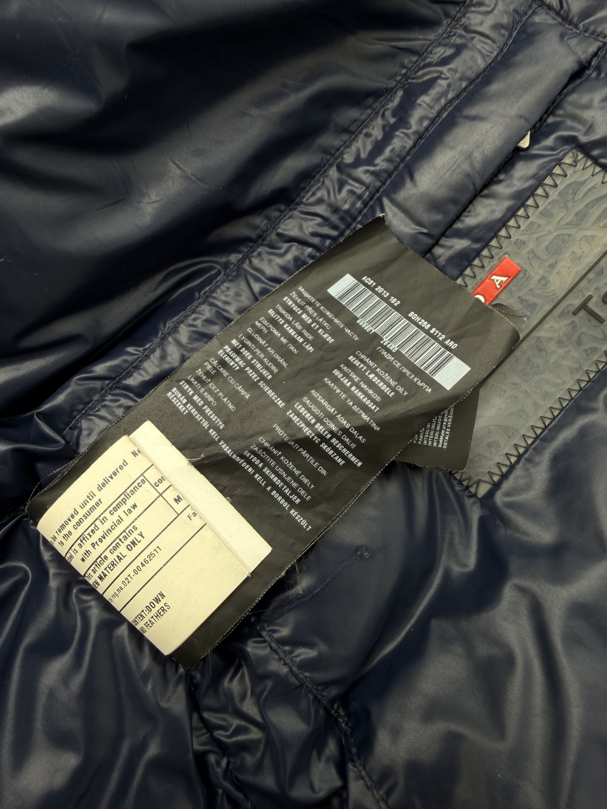 Prada Milano Down Jacket - Navy Prada