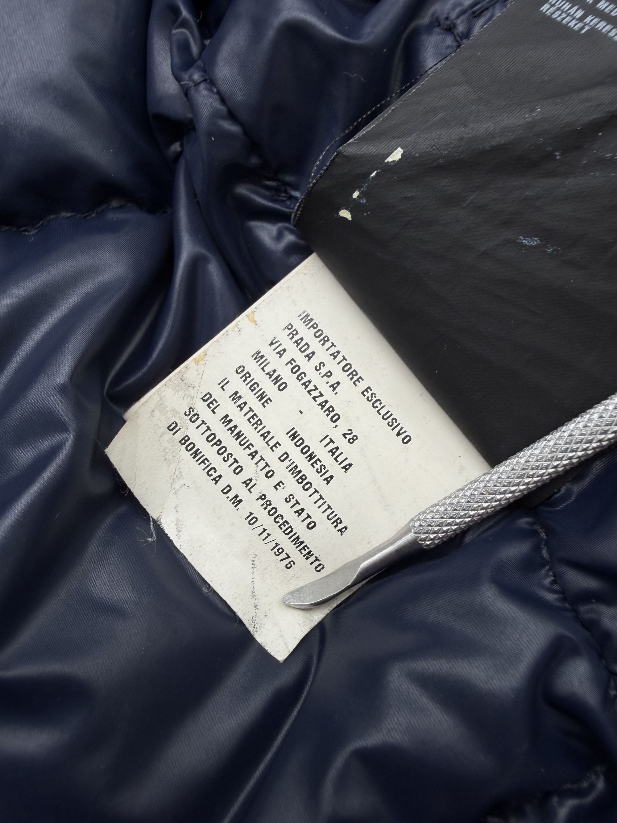 Prada Milano Down Jacket - Navy Prada