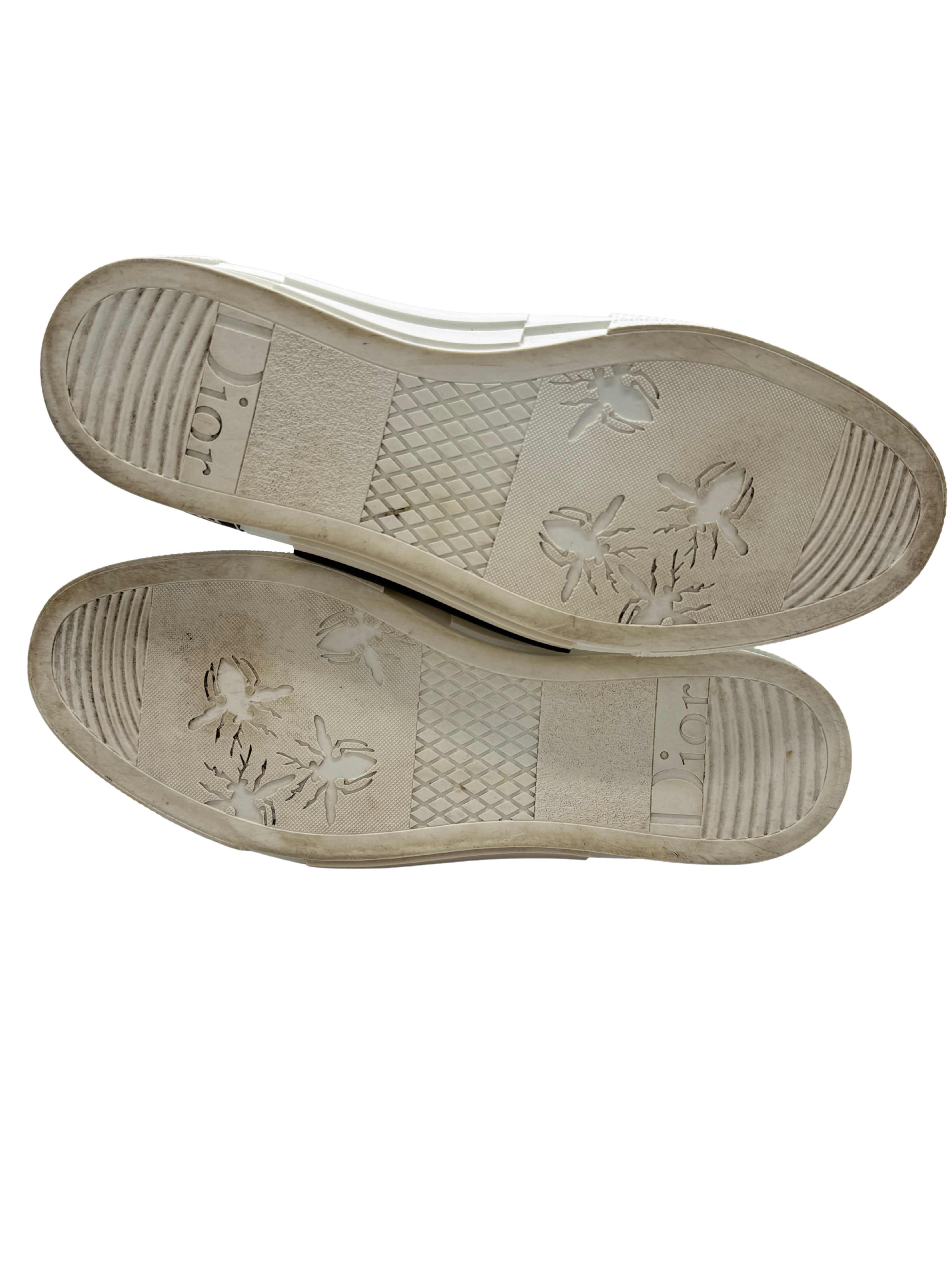 Dior B23 High Oblique Trainer - White Dior