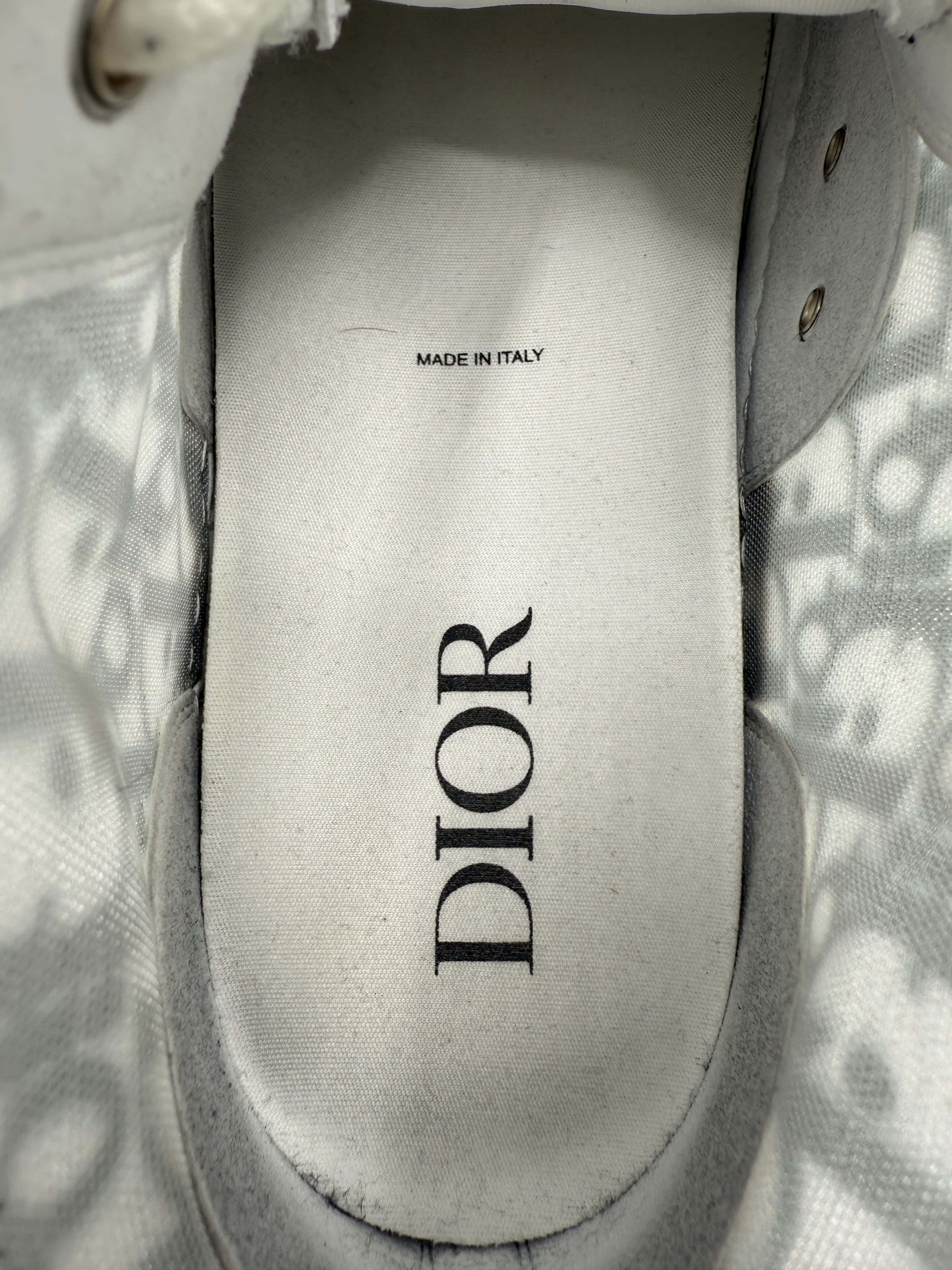Dior B23 High Oblique Trainer - White Dior