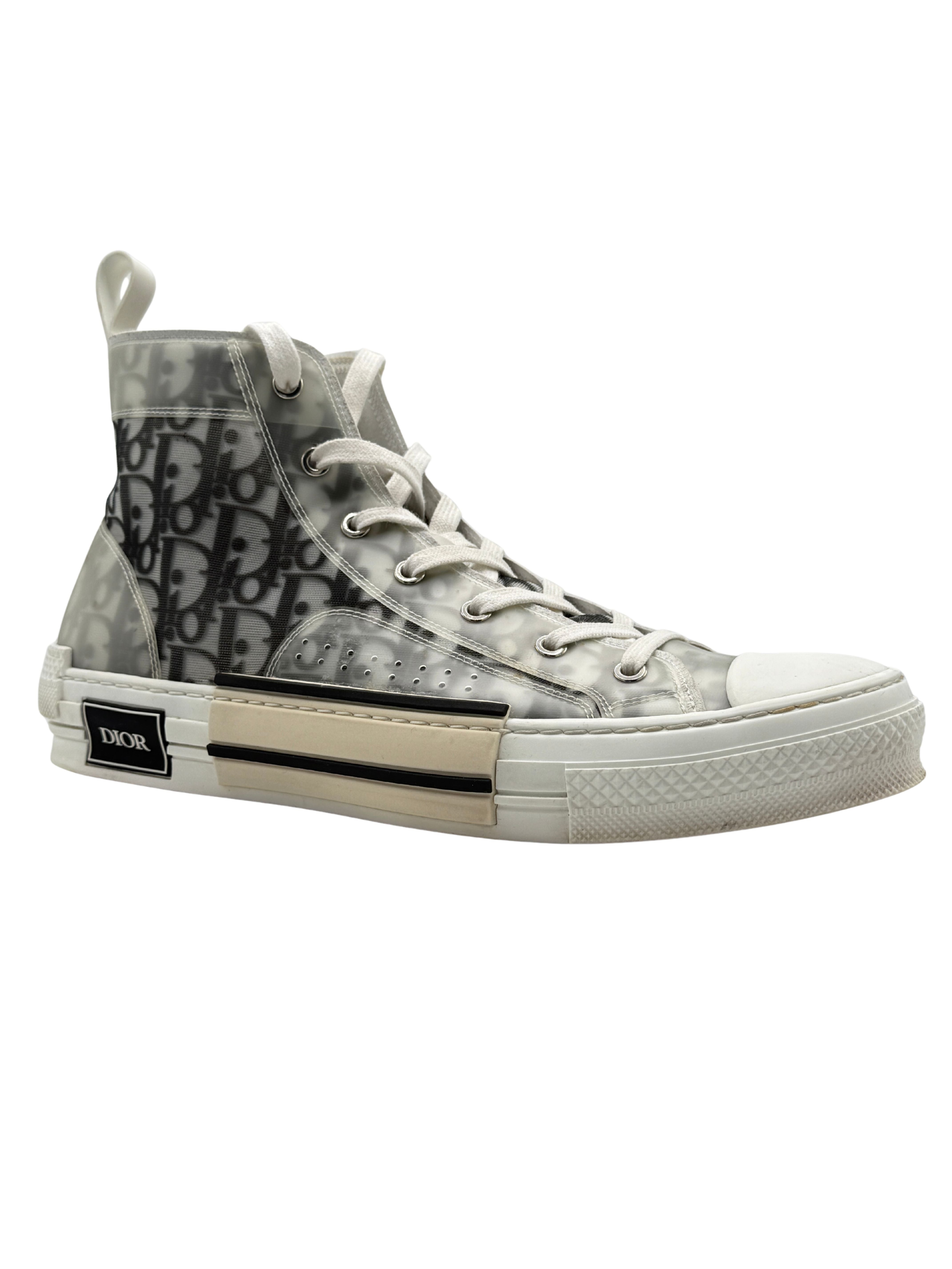 Dior B23 High Oblique Trainer - White Dior