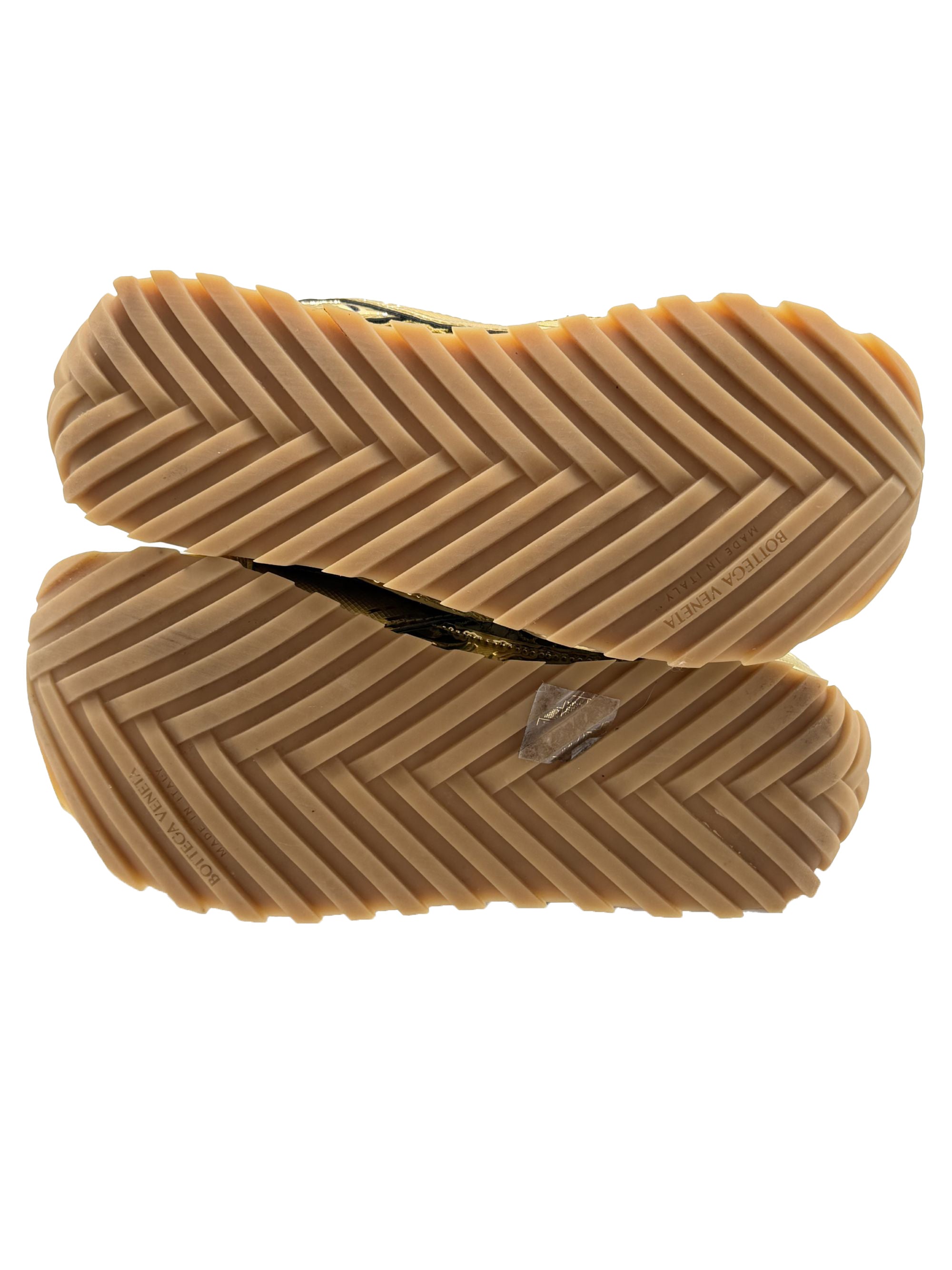 Bottega Veneta Orbit Trainers - Gold Bottega Veneta