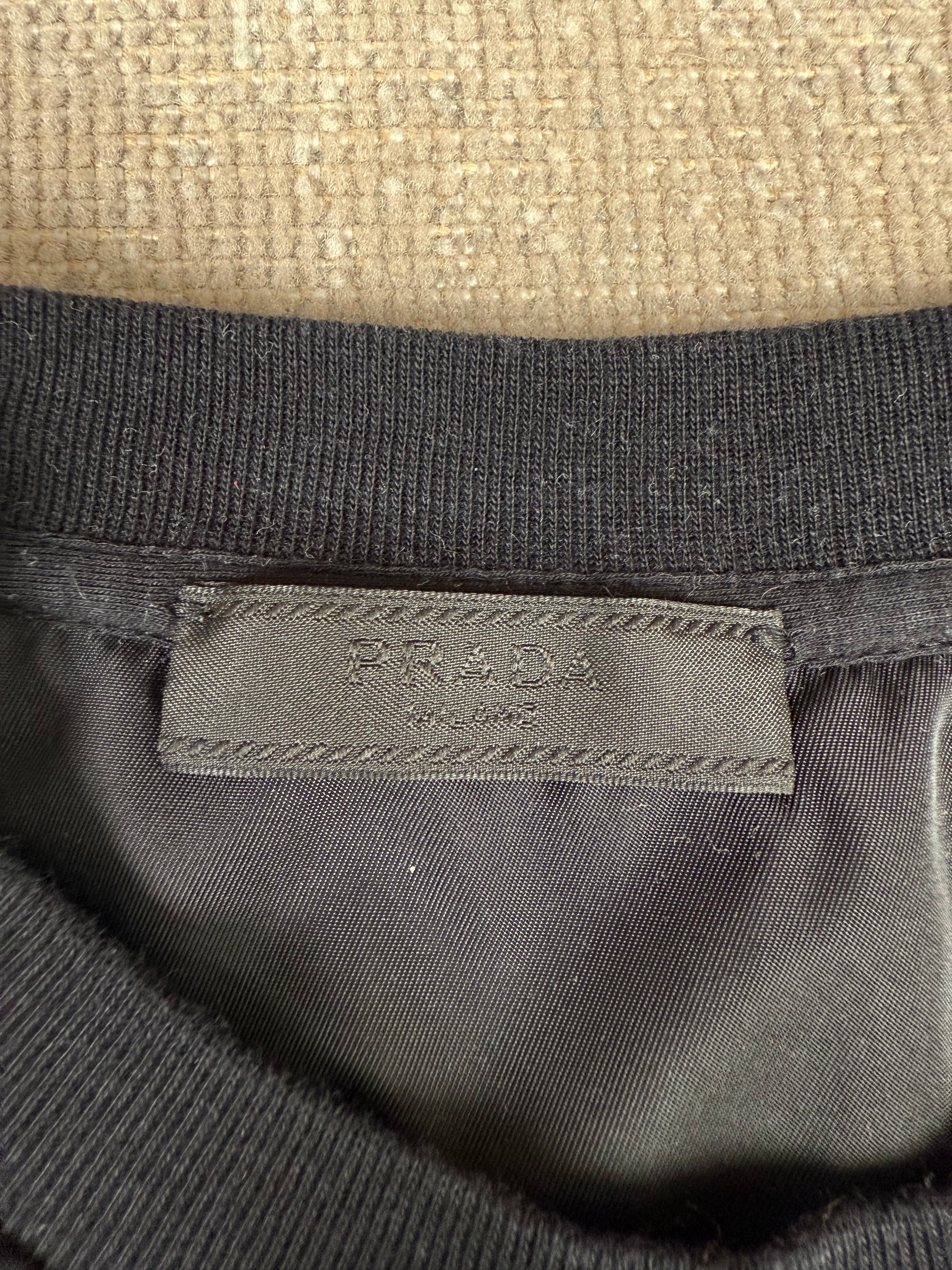 Prada Milano Re-Nylon T-Shirt - Black Prada