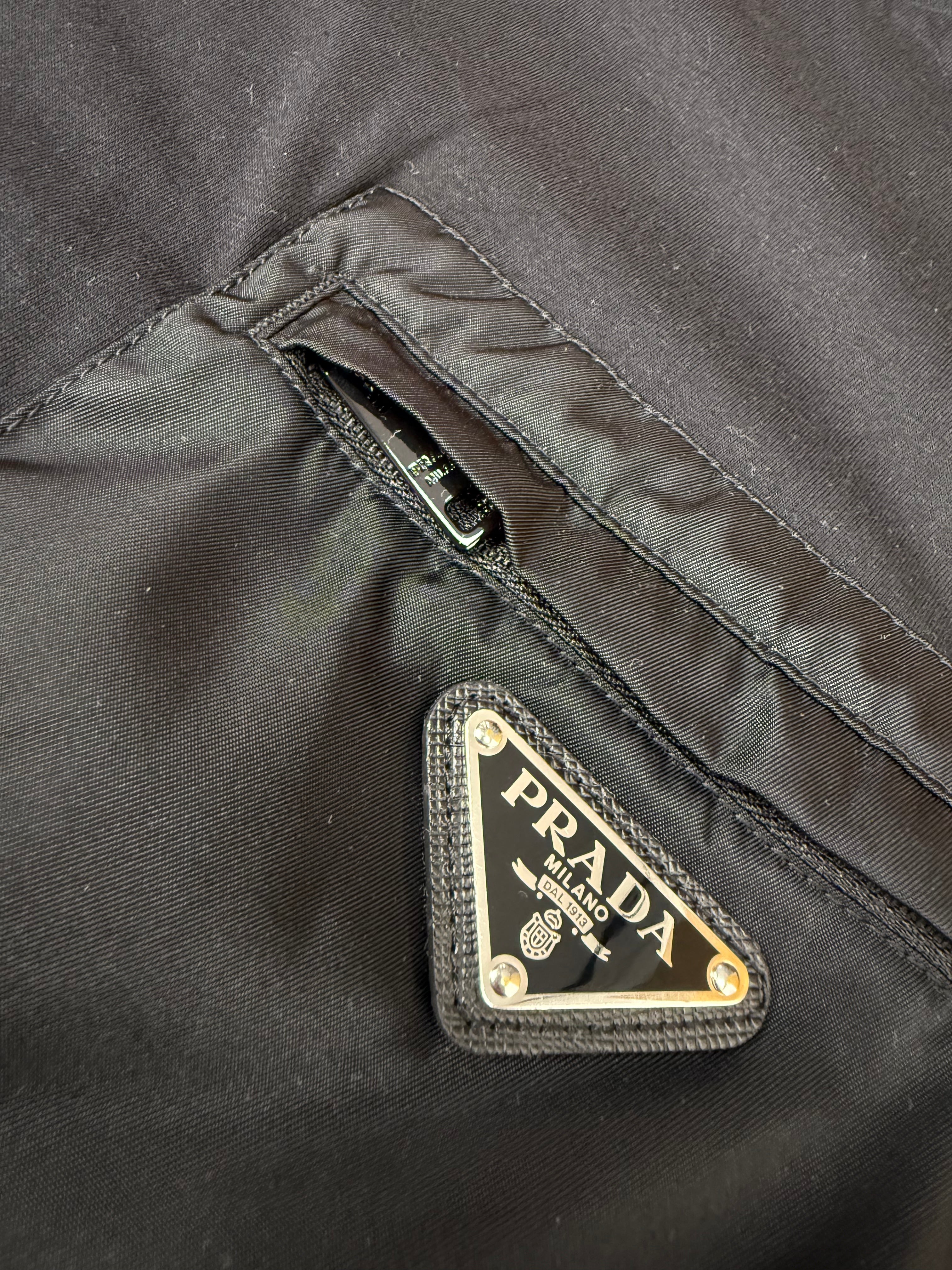 Prada Milano Re-Nylon T-Shirt - Black Prada