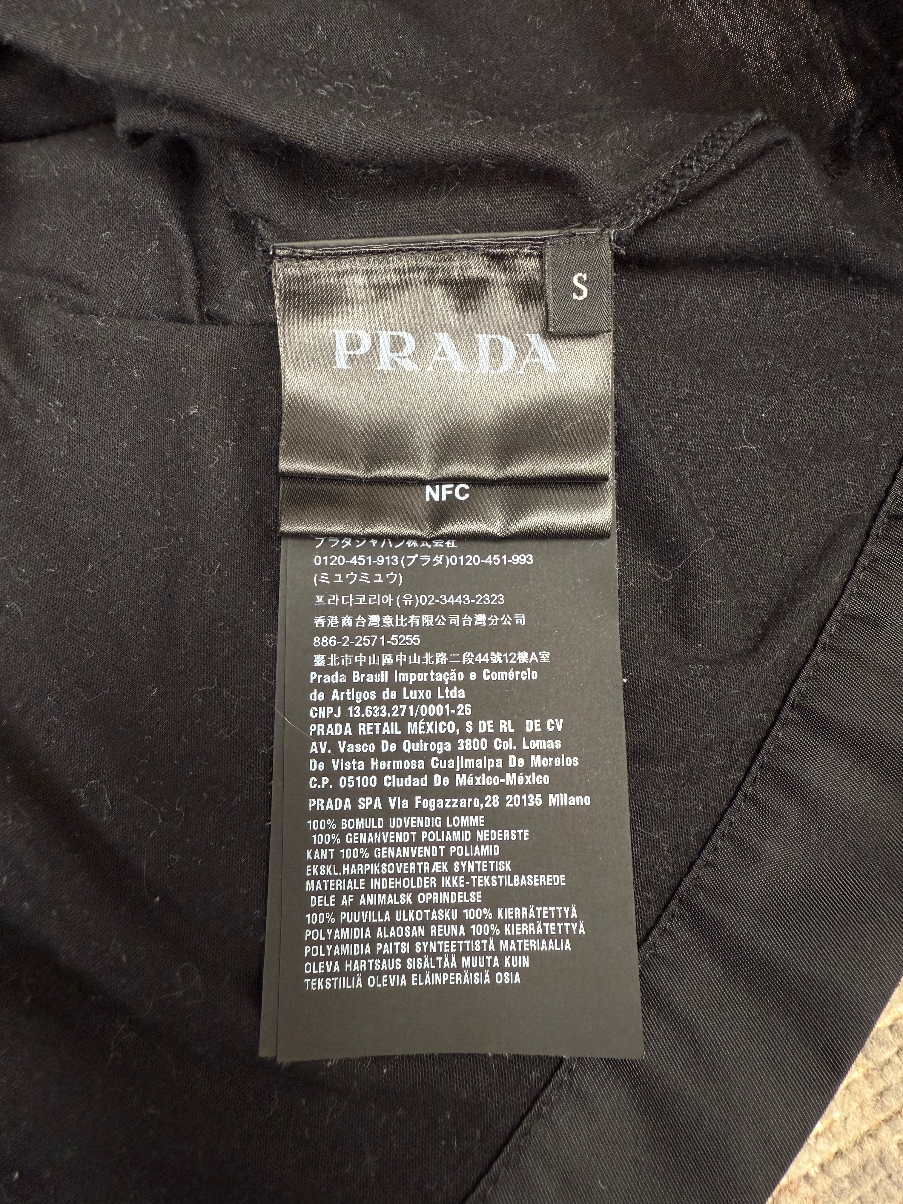 Prada Milano Re-Nylon T-Shirt - Black Prada