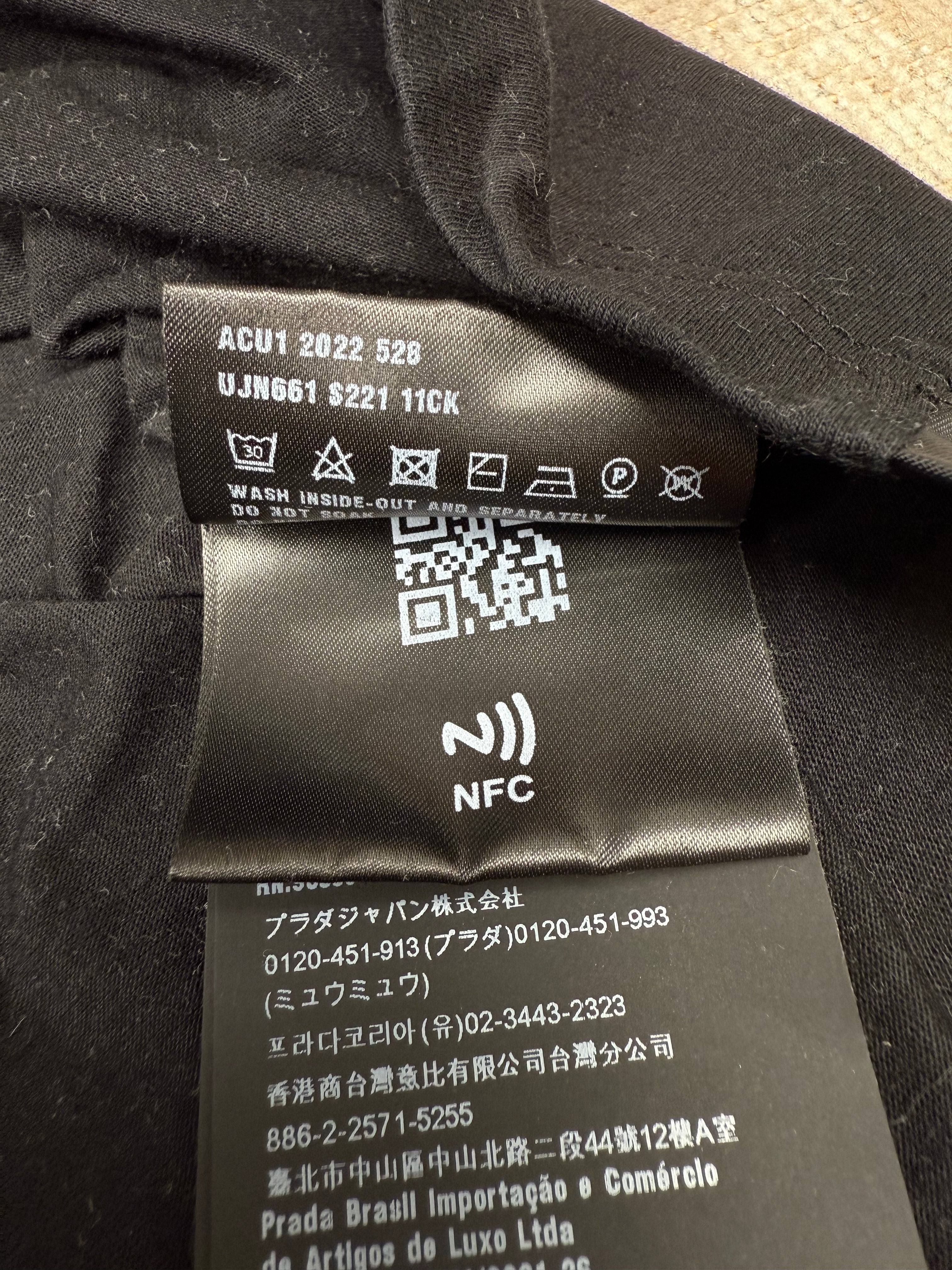 Prada Milano Re-Nylon T-Shirt - Black Prada