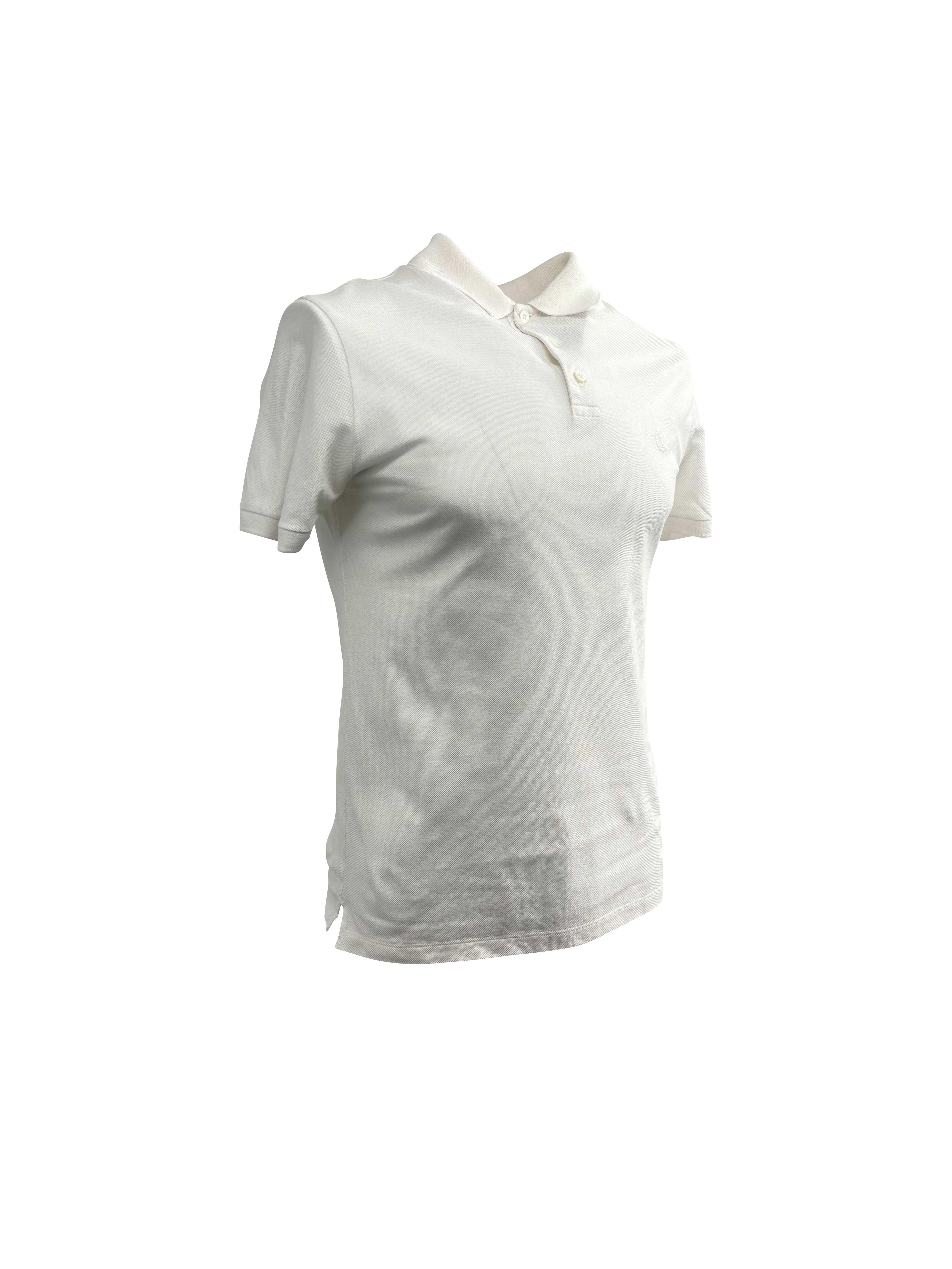 Louis Vuitton Embroidered Mini Logo Polo - White Louis Vuitton