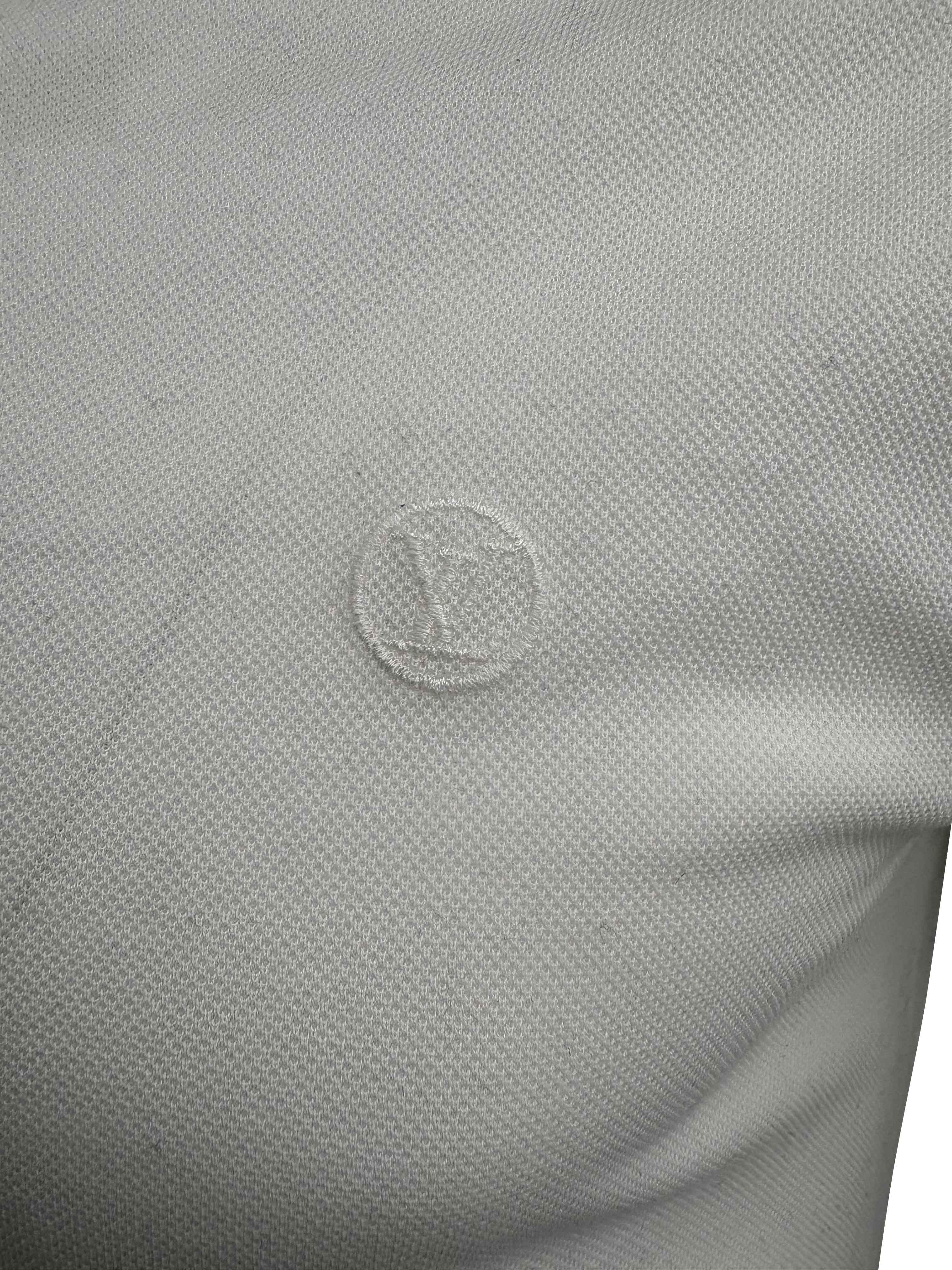 Louis Vuitton Embroidered Mini Logo Polo - White Louis Vuitton