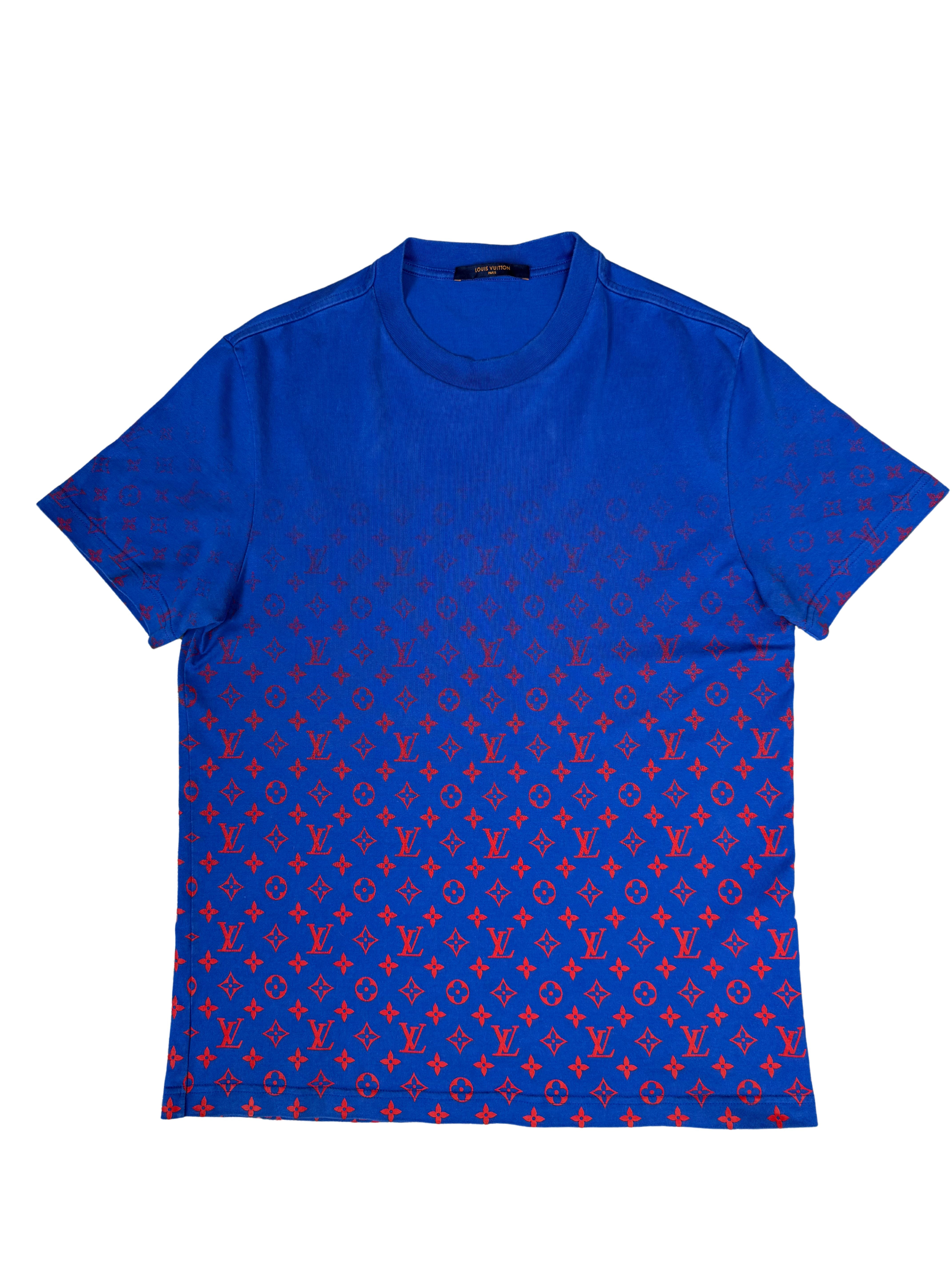 Louis Vuitton Monogram Gradient T-Shirt - Blue