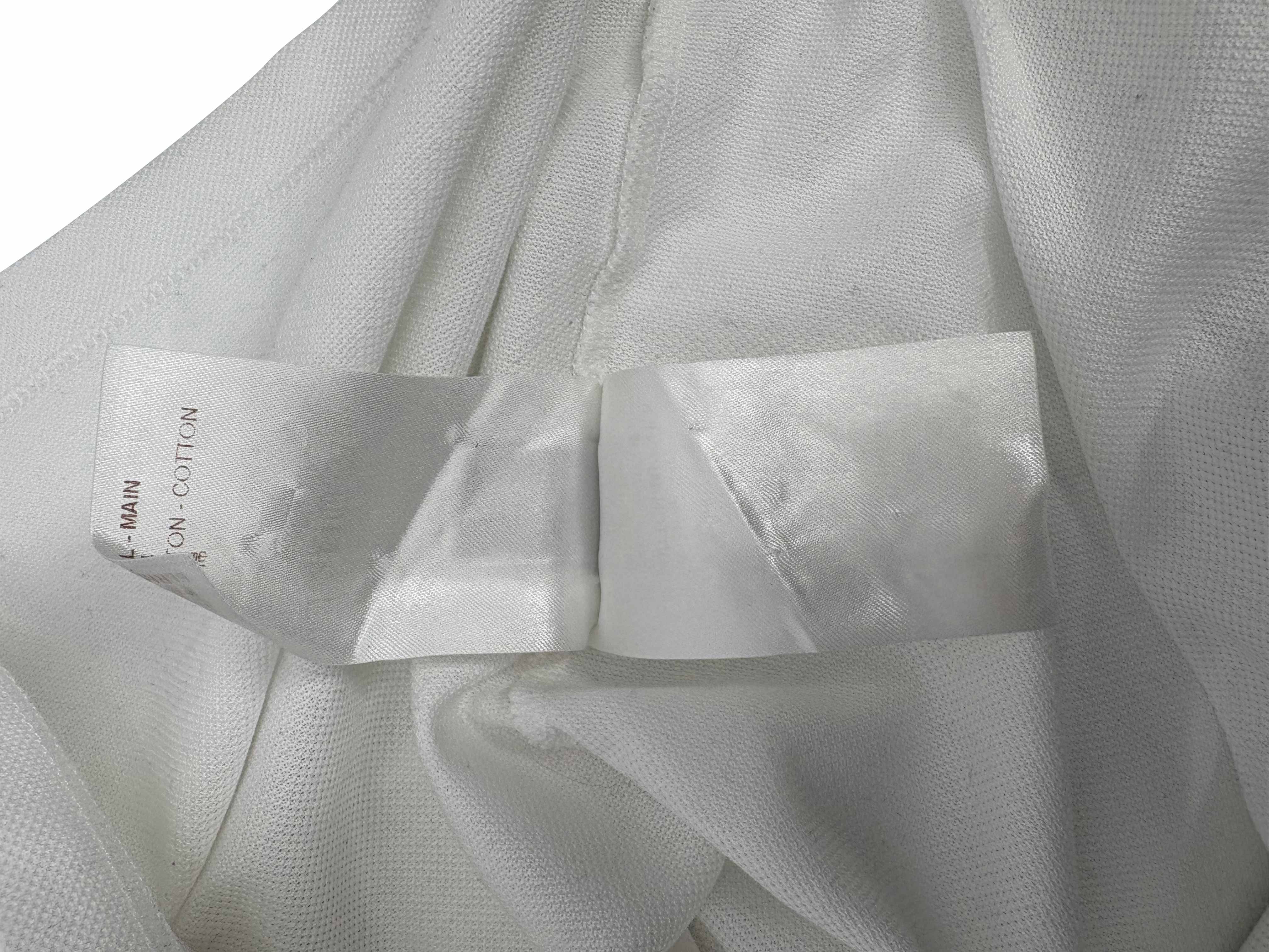Louis Vuitton Embroidered Mini Logo Polo - White Louis Vuitton
