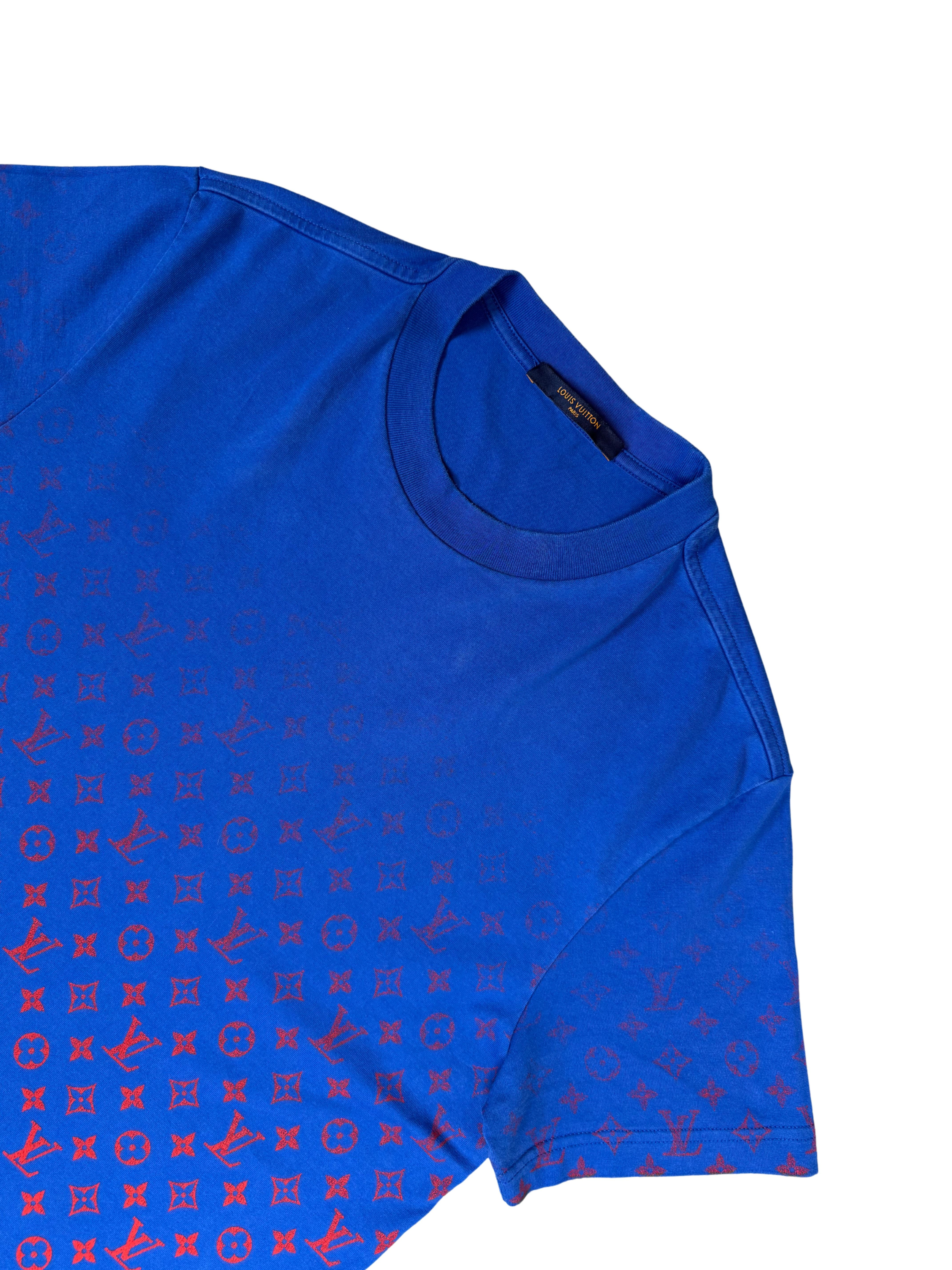 Louis Vuitton Monogram Gradient T-Shirt - Blue Louis Vuitton