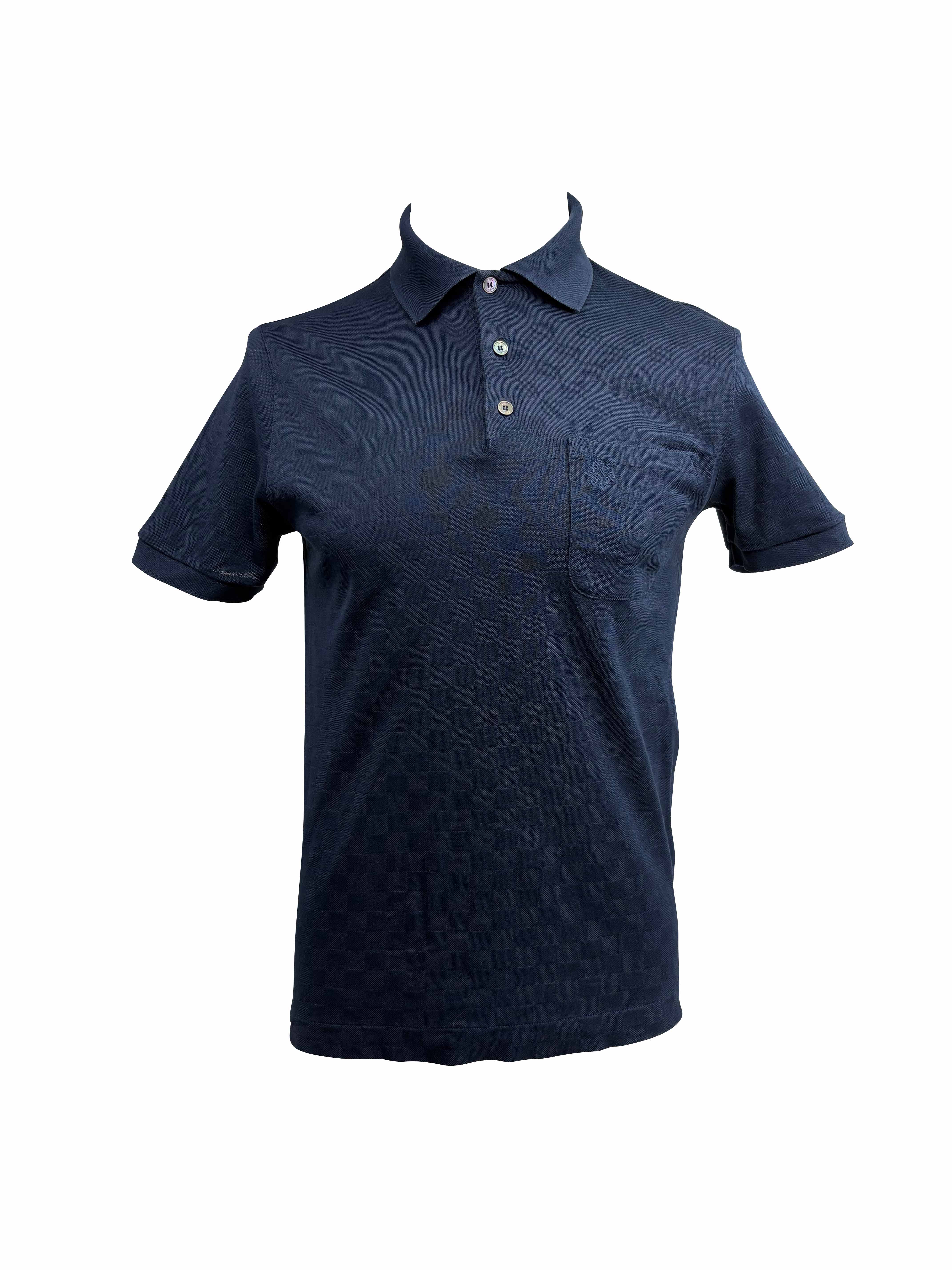 Louis Vuitton Damier Pique Polo - navy Louis Vuitton
