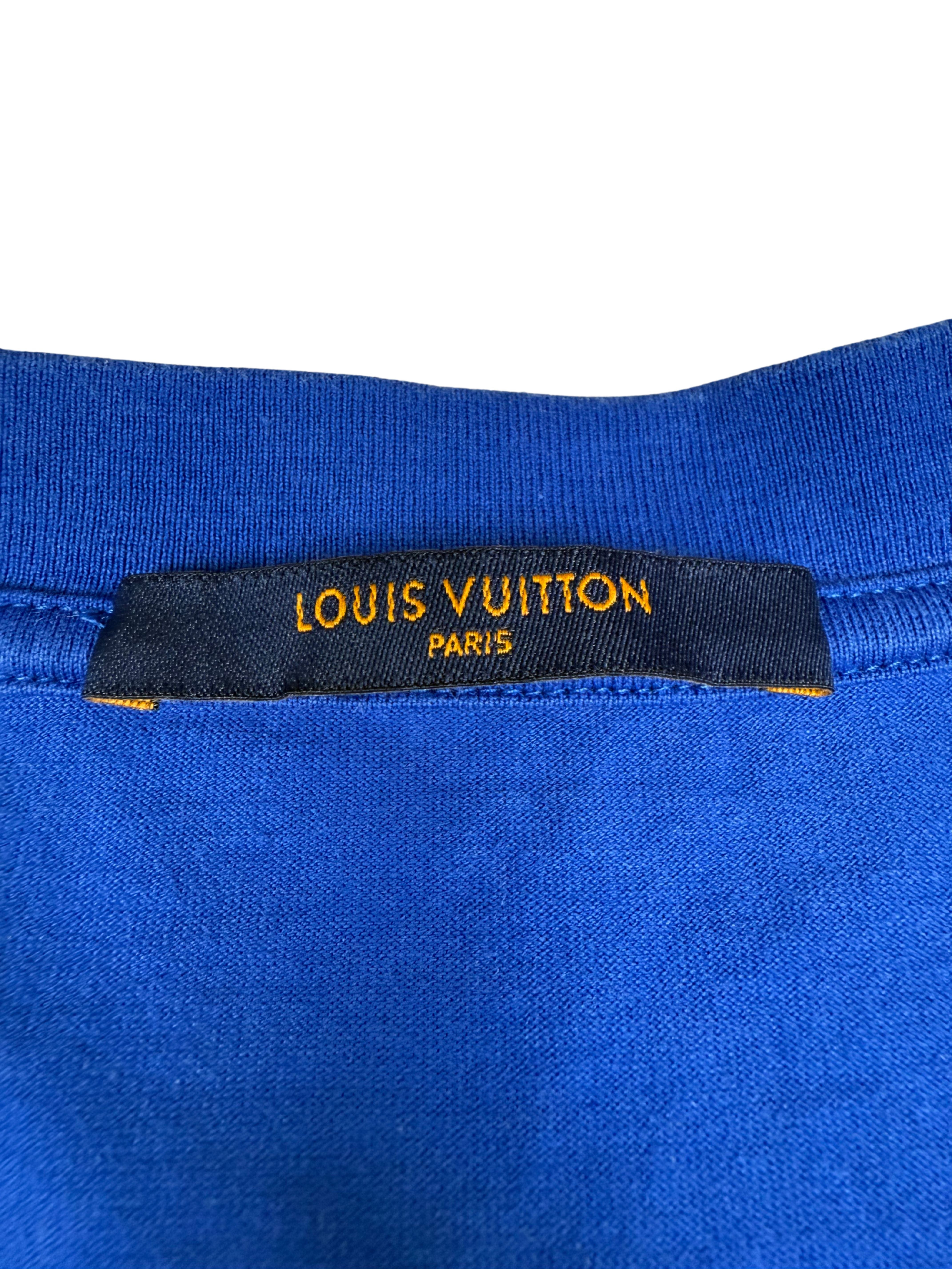 Louis Vuitton Monogram Gradient T-Shirt - Blue Louis Vuitton