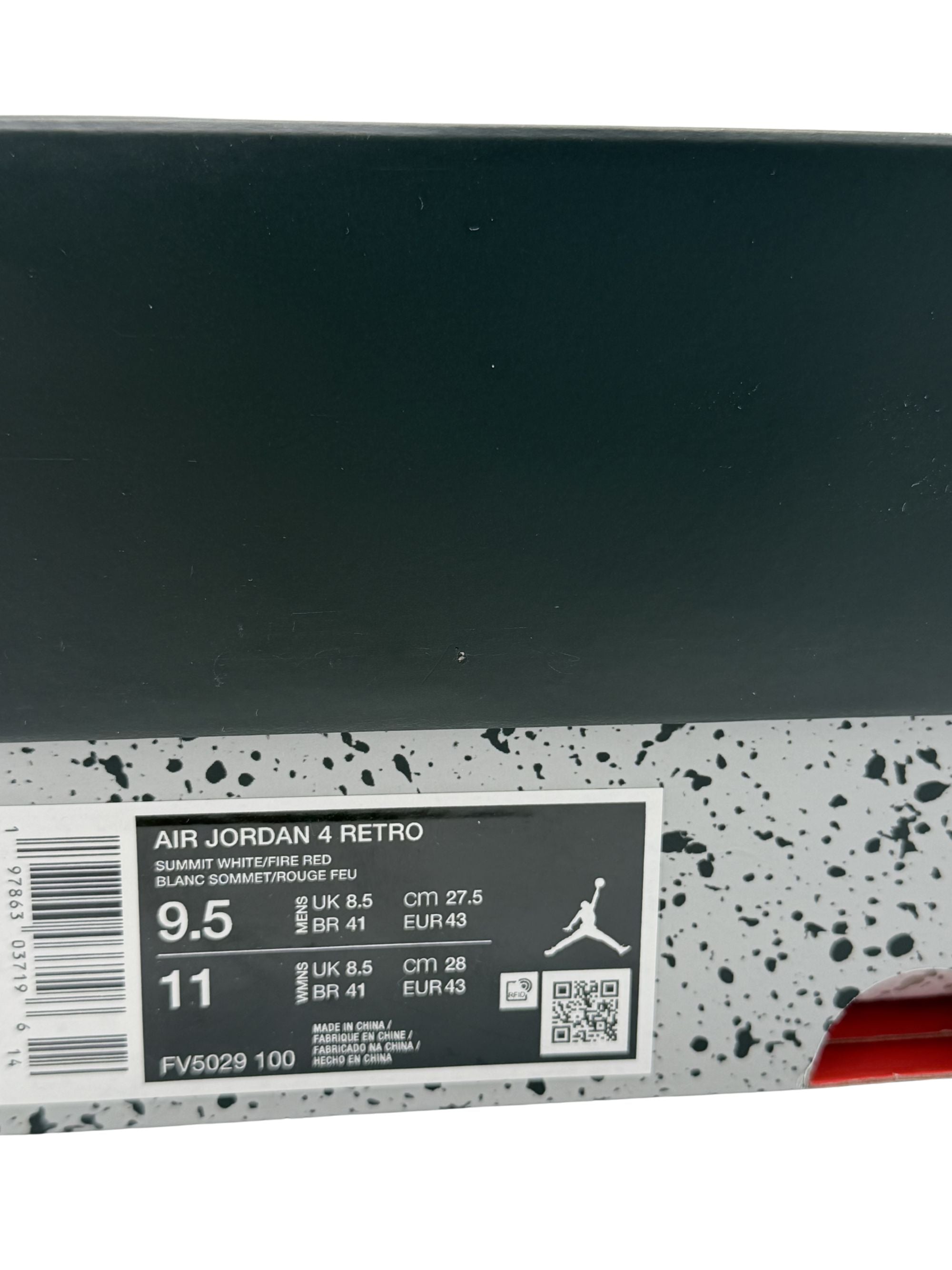 Nike Air Jordan 4 Retro White Cement (Unused) Nike