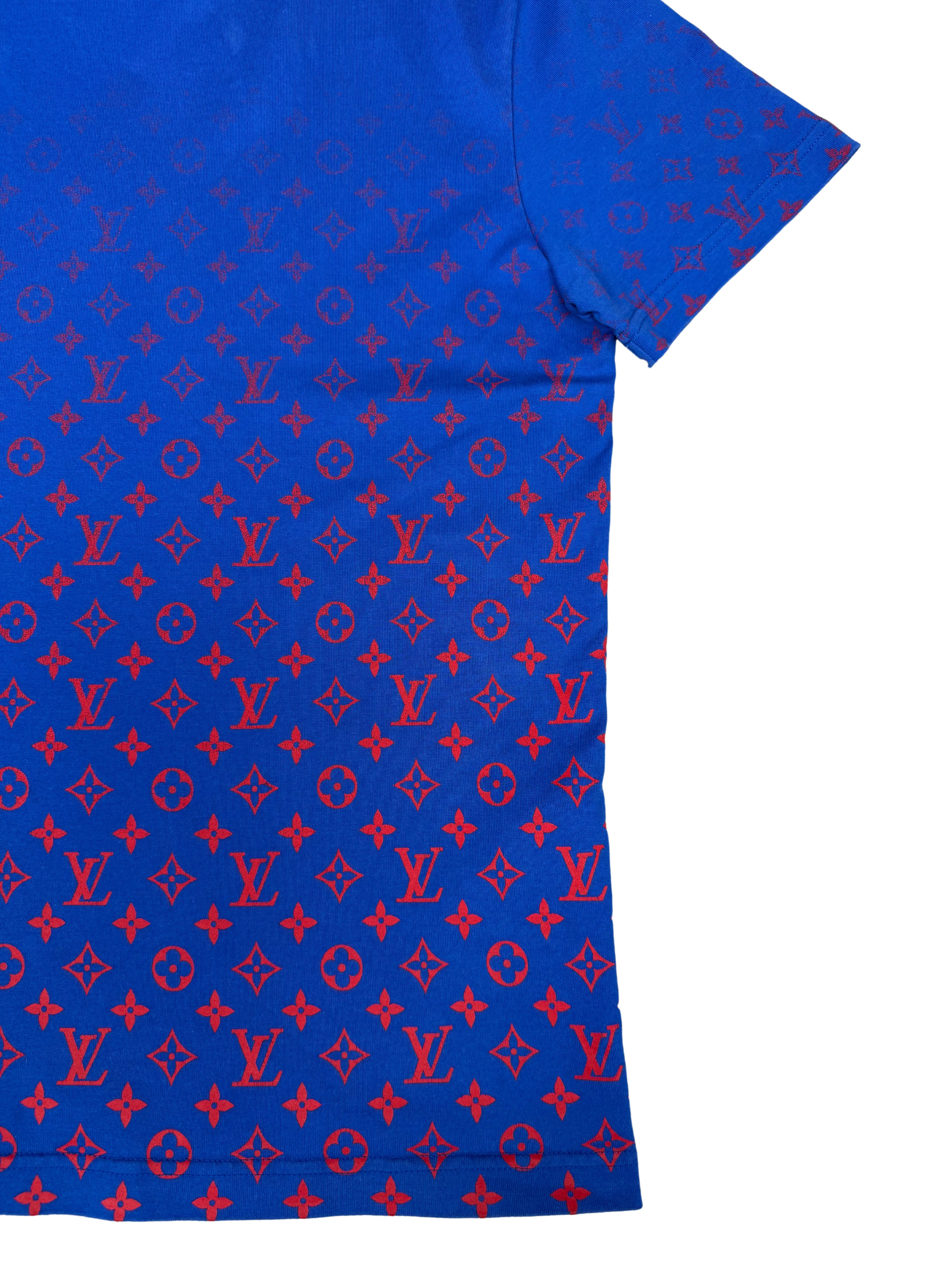 Louis Vuitton Monogram Gradient T-Shirt - Blue Louis Vuitton