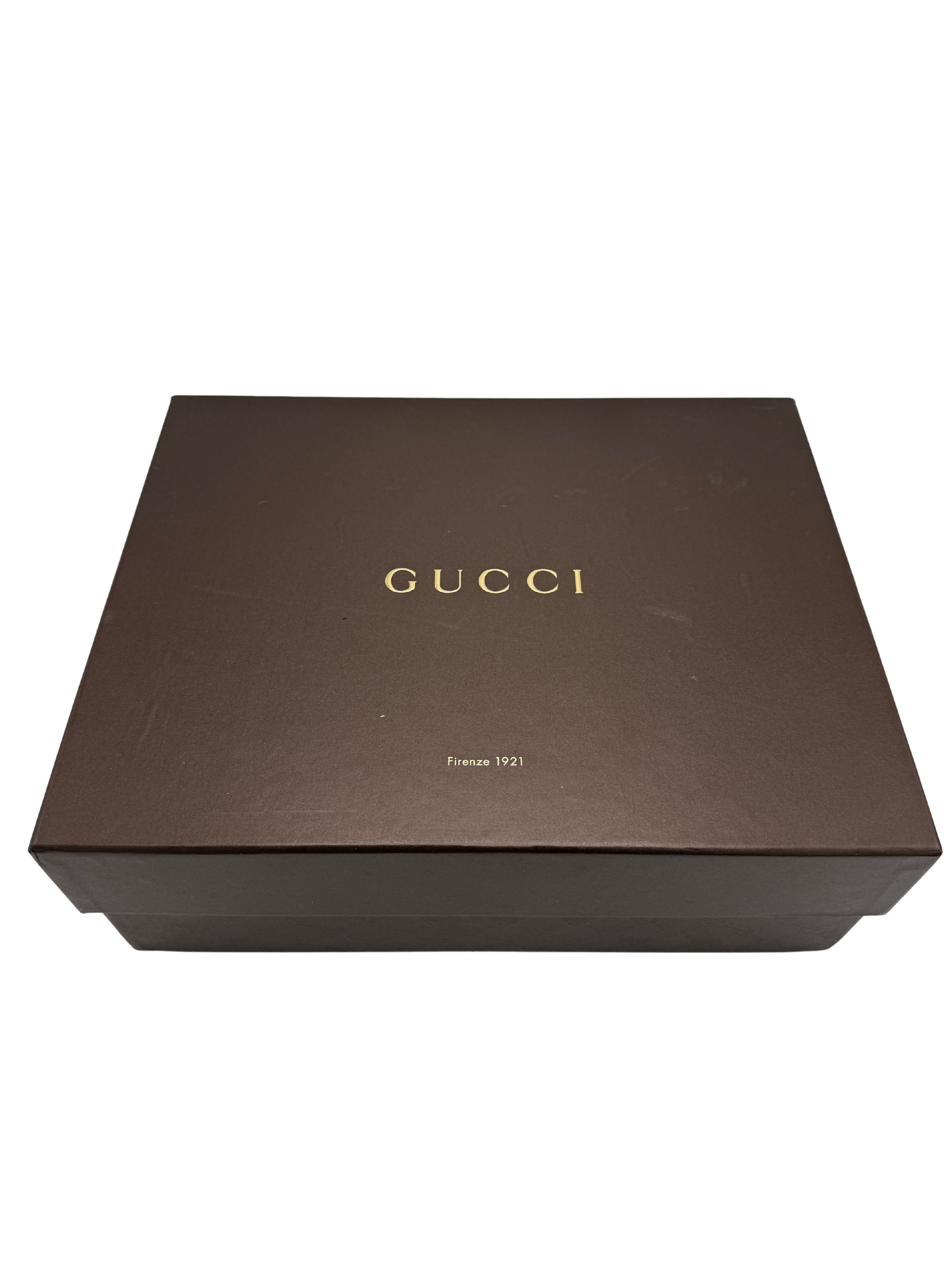 Gucci Leather High Top Trainers - Black/Green Gucci