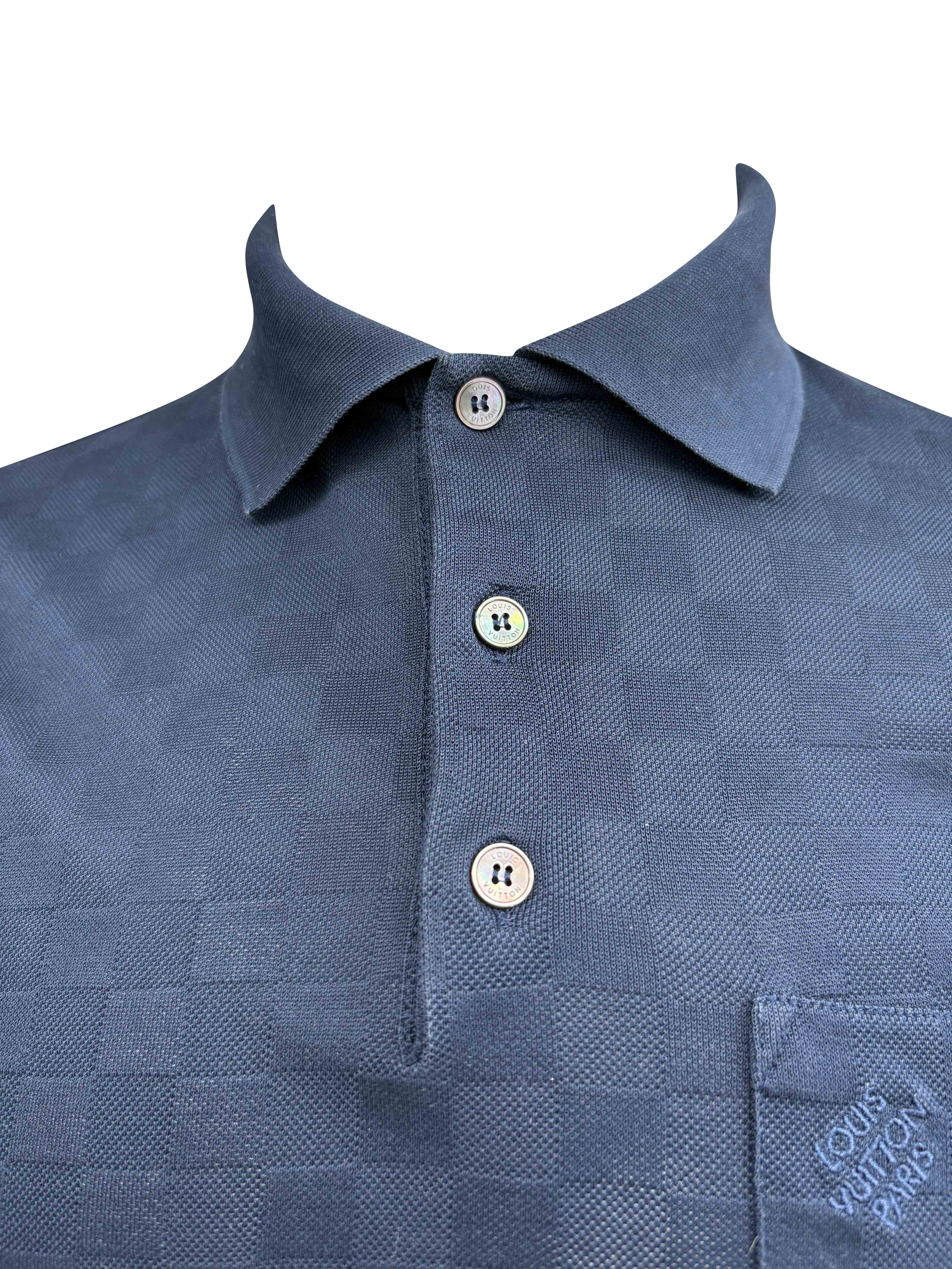 Louis Vuitton Damier Pique Polo - navy Louis Vuitton