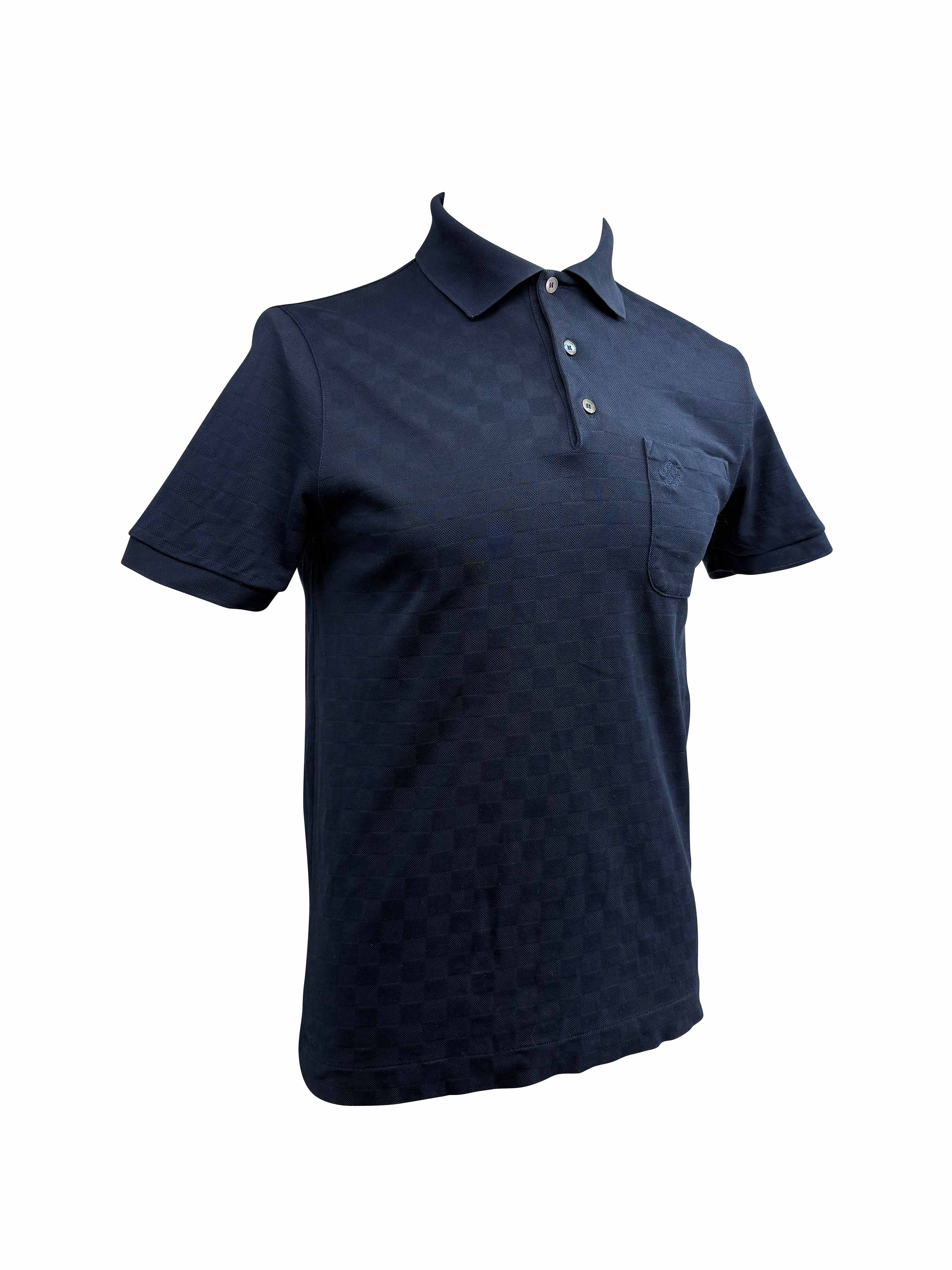 Louis Vuitton Damier Pique Polo - navy Louis Vuitton